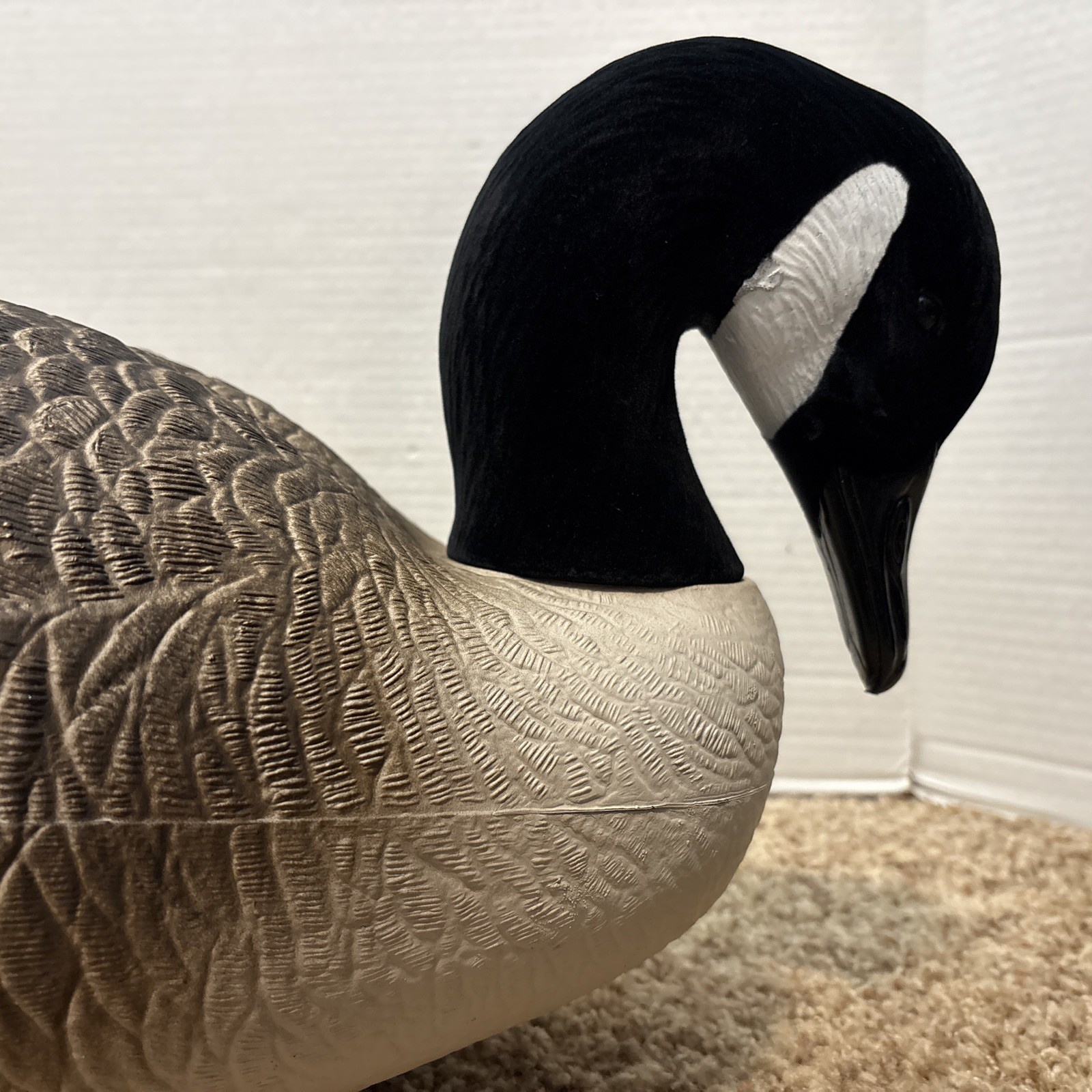 Replacement Higdon Big Foot Full Body/Flocked Head Canada Goose/Geese Decoy*2