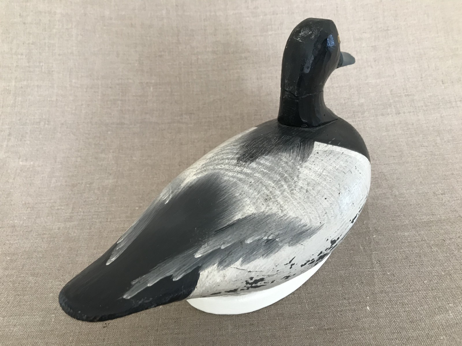 Duck Decoy, Rock Hall Bluebill, painted by R. Madison Mitchell, Maryland.