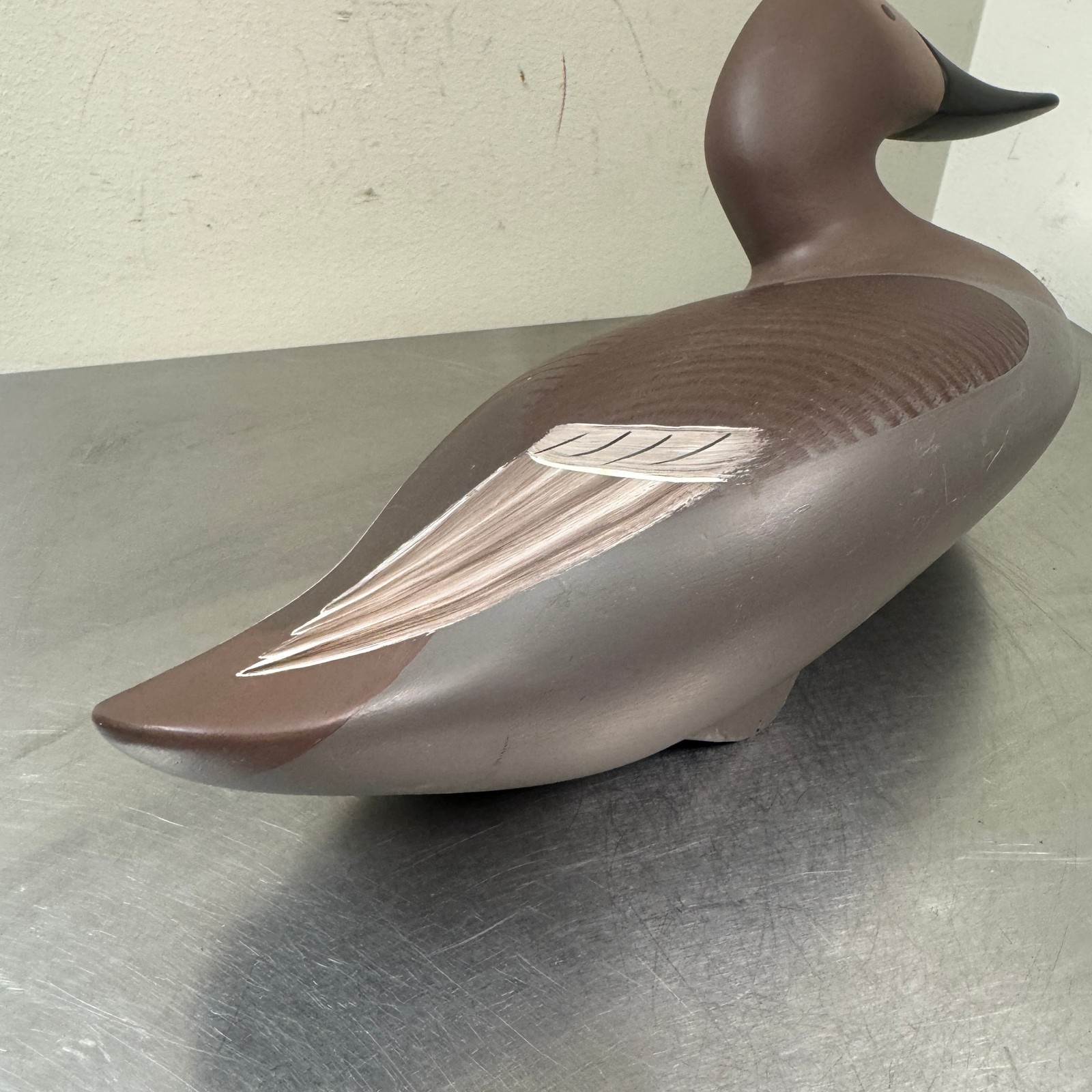 VTG Canvasback Duck Decoy PATRICK VINCENTI Havre De Grace, MD 2010 SIGNED