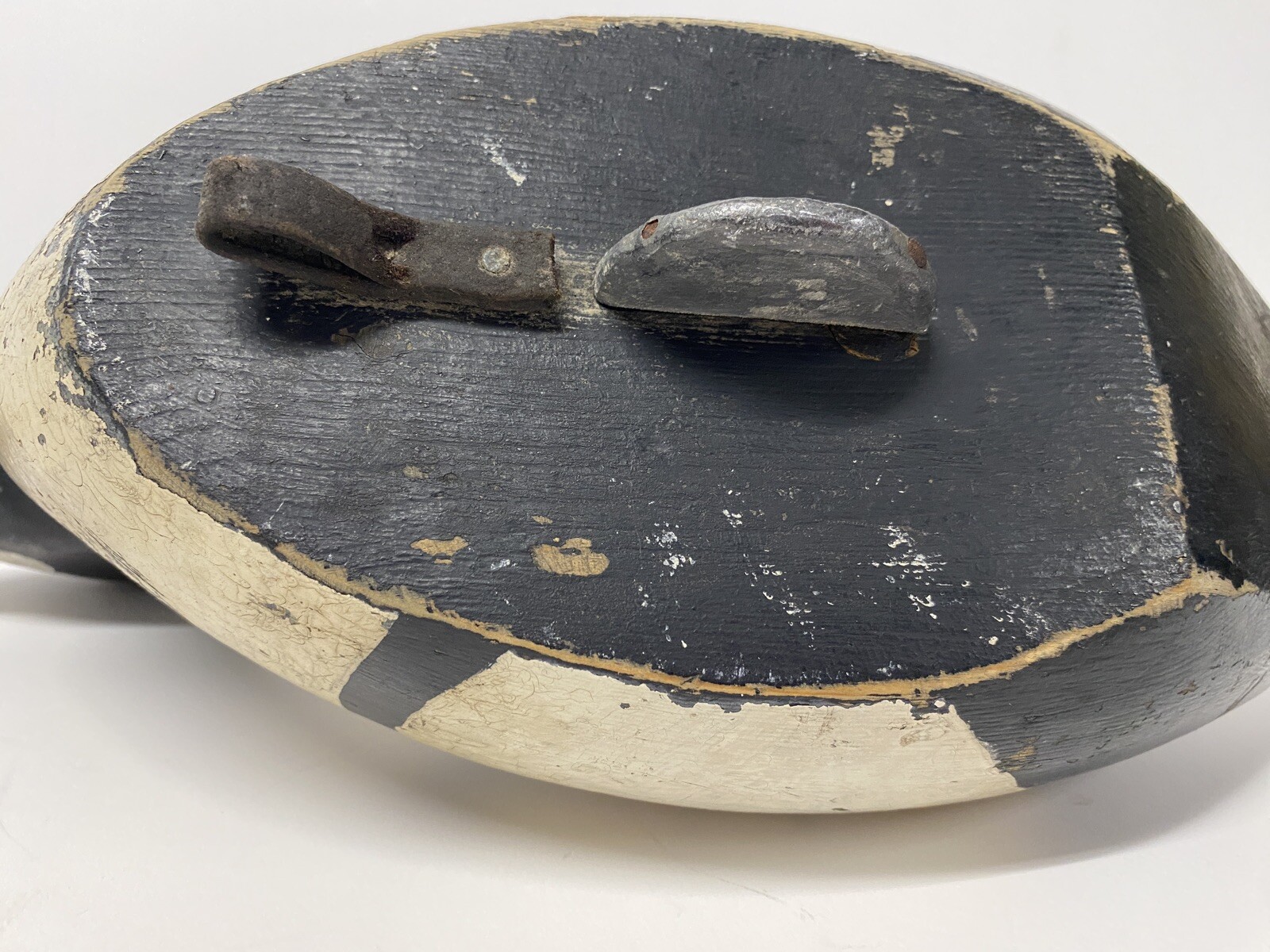 Carved Goldeneye Duck Decoy, Possibly Early Whitney, Unsigned, Weighted Keel.