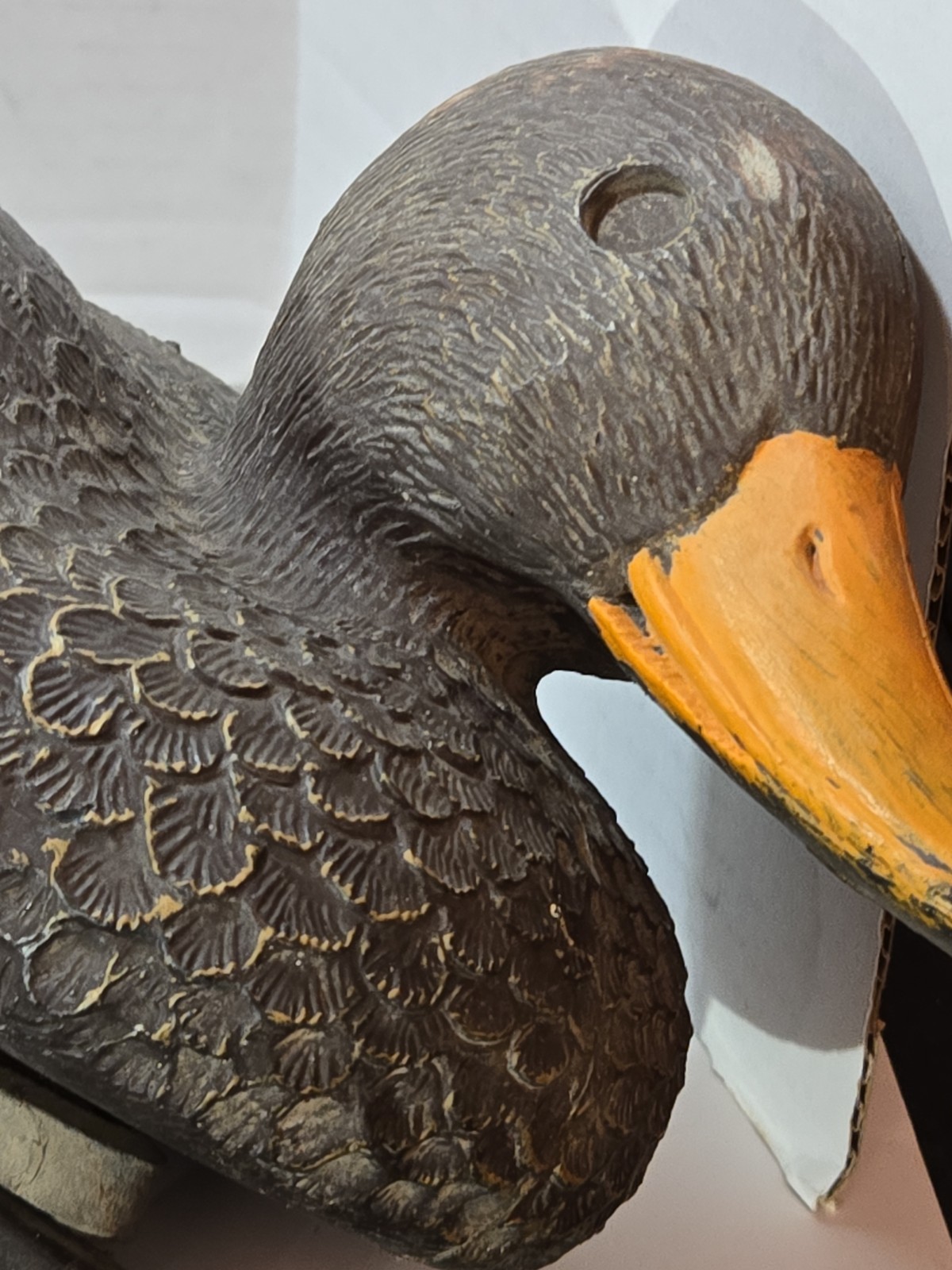 Lot Of 2 VNTG Flambeau Plastic Duck Decoys Hens 1980s Hunting Decorative USA