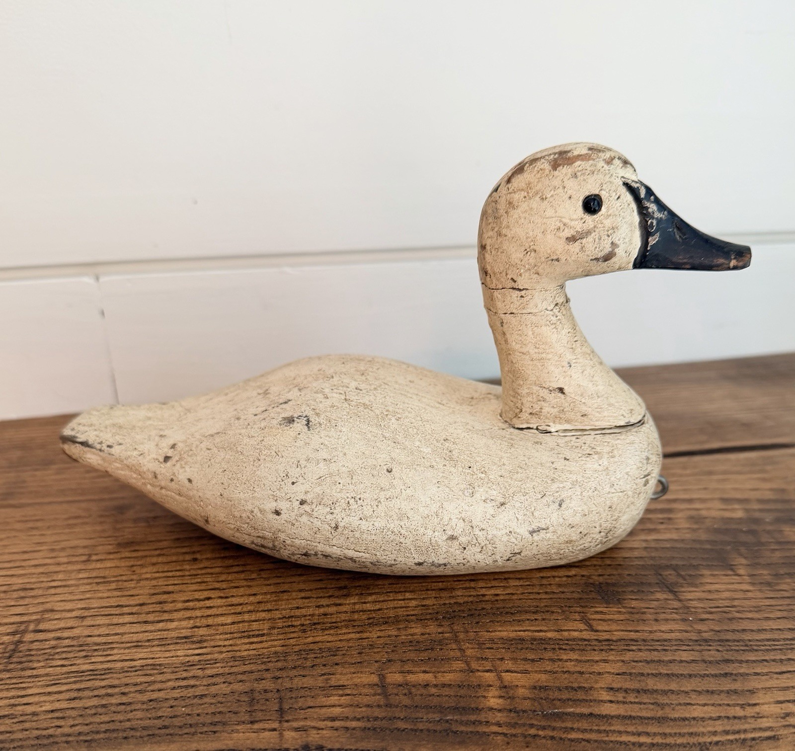 Vtg Back Bay Decoy B.B.D. Small Canvasback-Glass Eyes & Original Paint-Signed