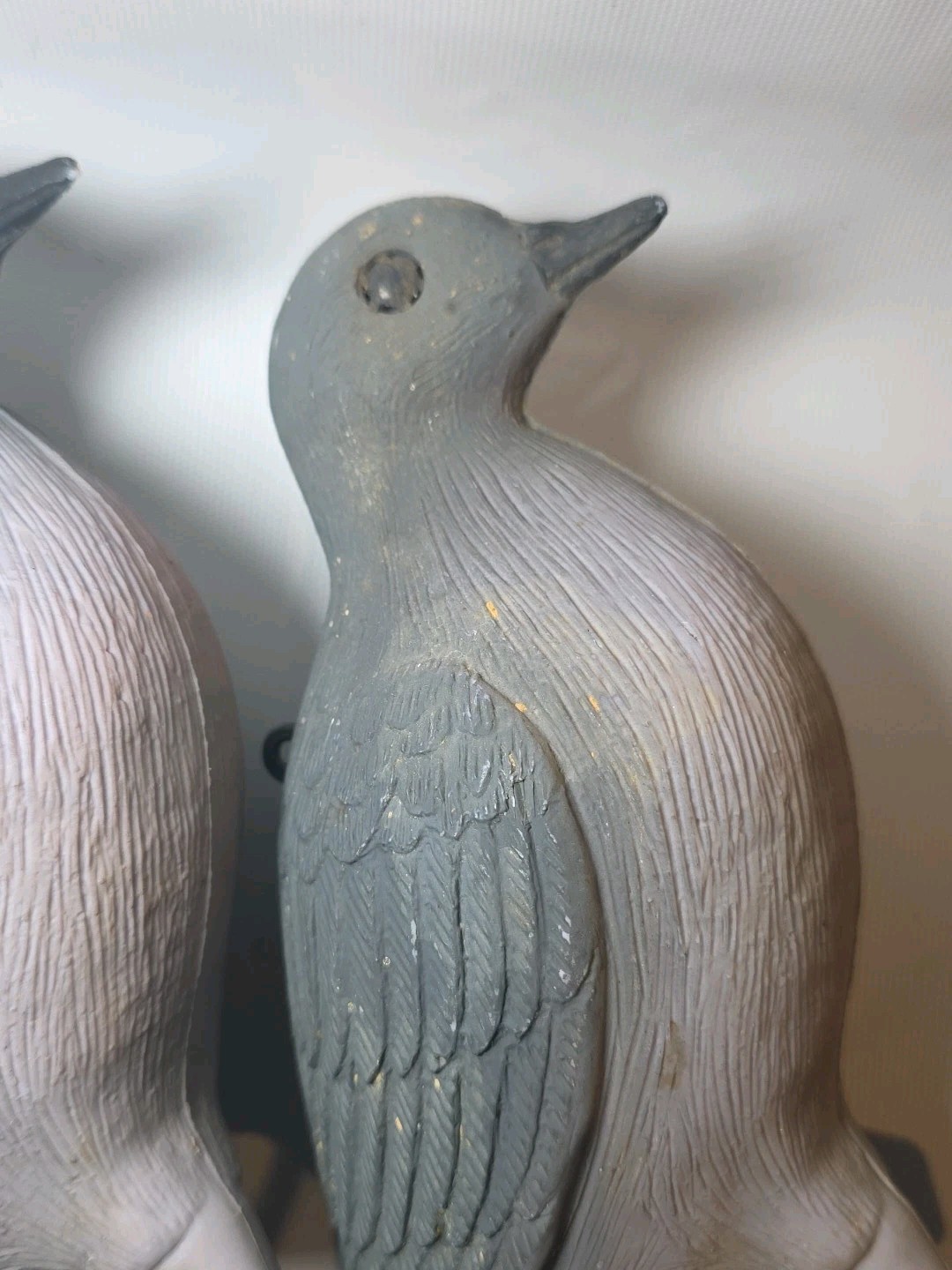 QTY 6 Vintage Plastic Hunting Pigeon Bird Decoy Clip-On Flambeau Made USA LOT