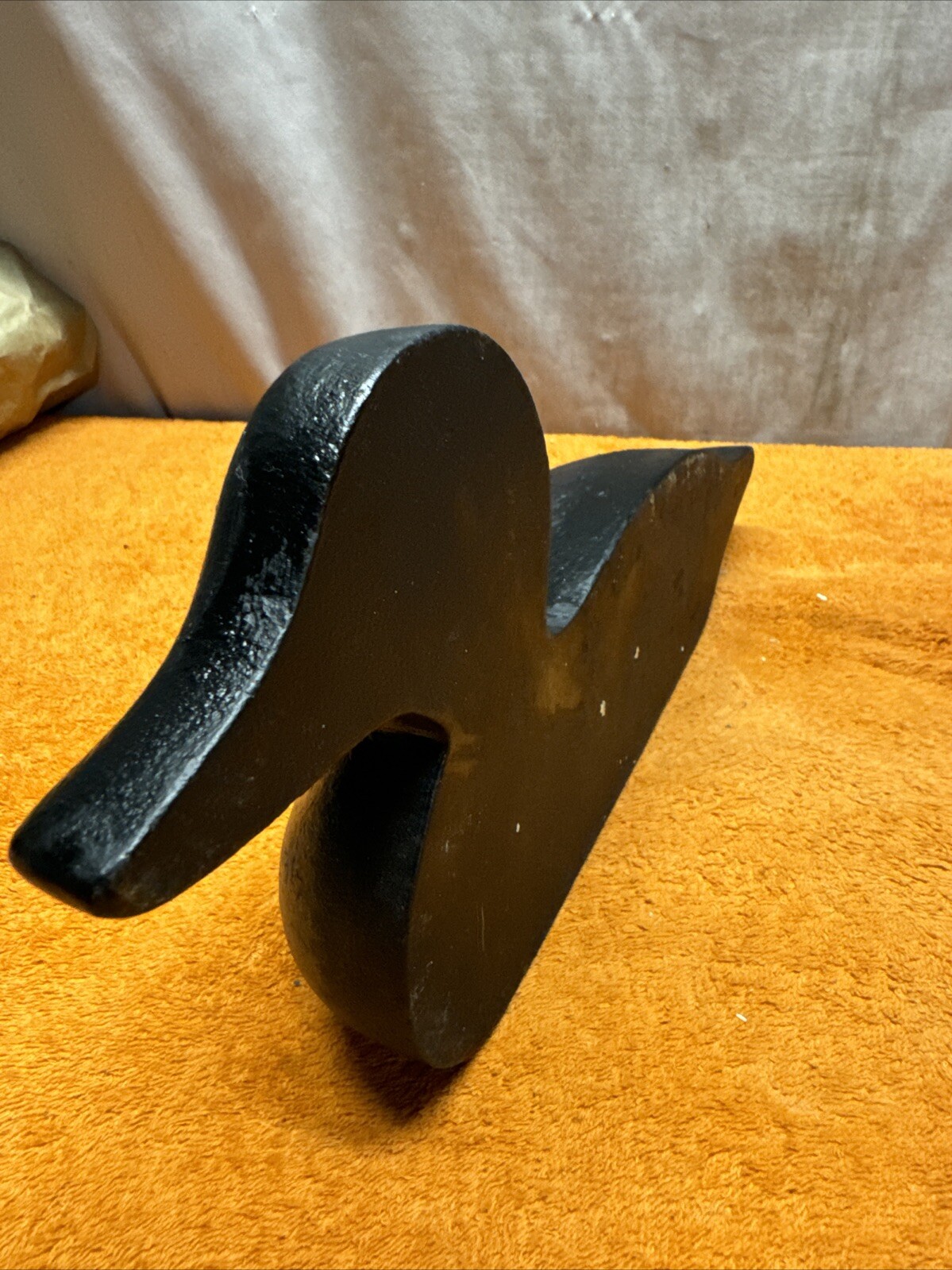 X~Vintage Rare Cast Iron Duck Decoy Doorstop
