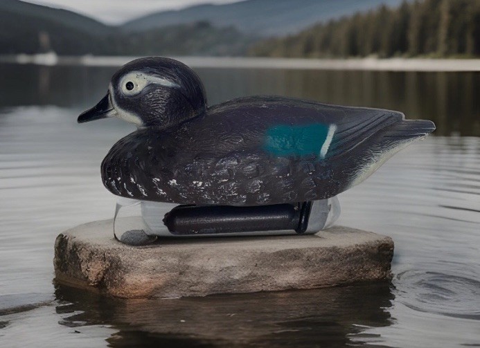 Sport Plast Vintage Hunting Decoy Duck Made In Italy