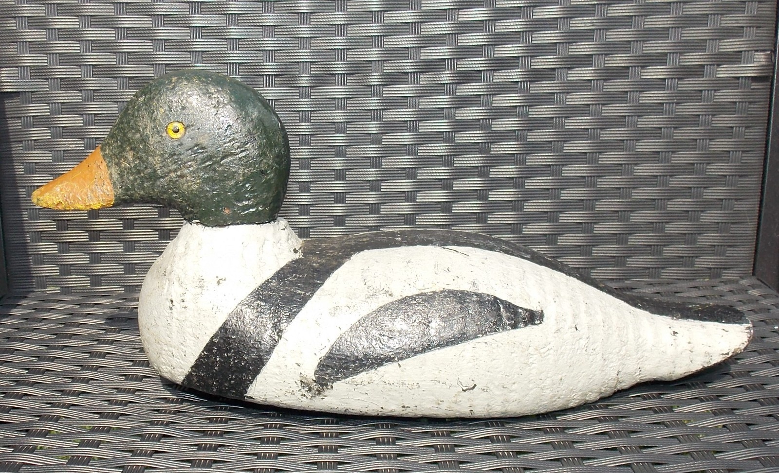 Victor Animal Trap Company Wooden Duck Hunting Decoy 1940S
