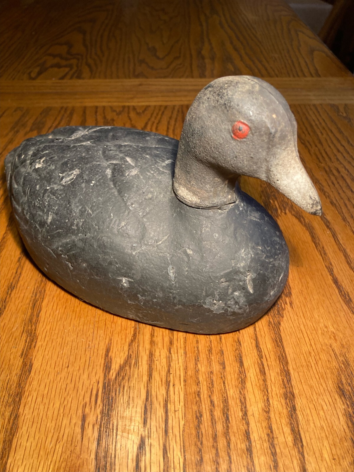 Vintage Styrofoam Body/Plastic Head Herter’s Coot Decoy