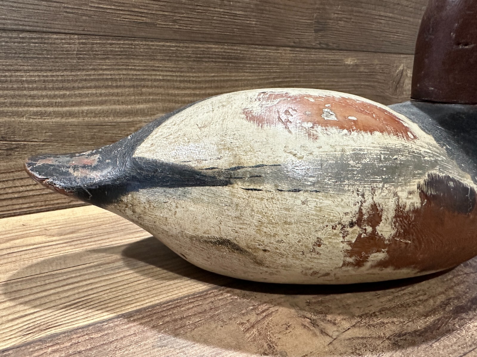 Antique Vintage Wood Duck Decoy **MASON** Canvasback Drake — CHESAPEAKE BAY
