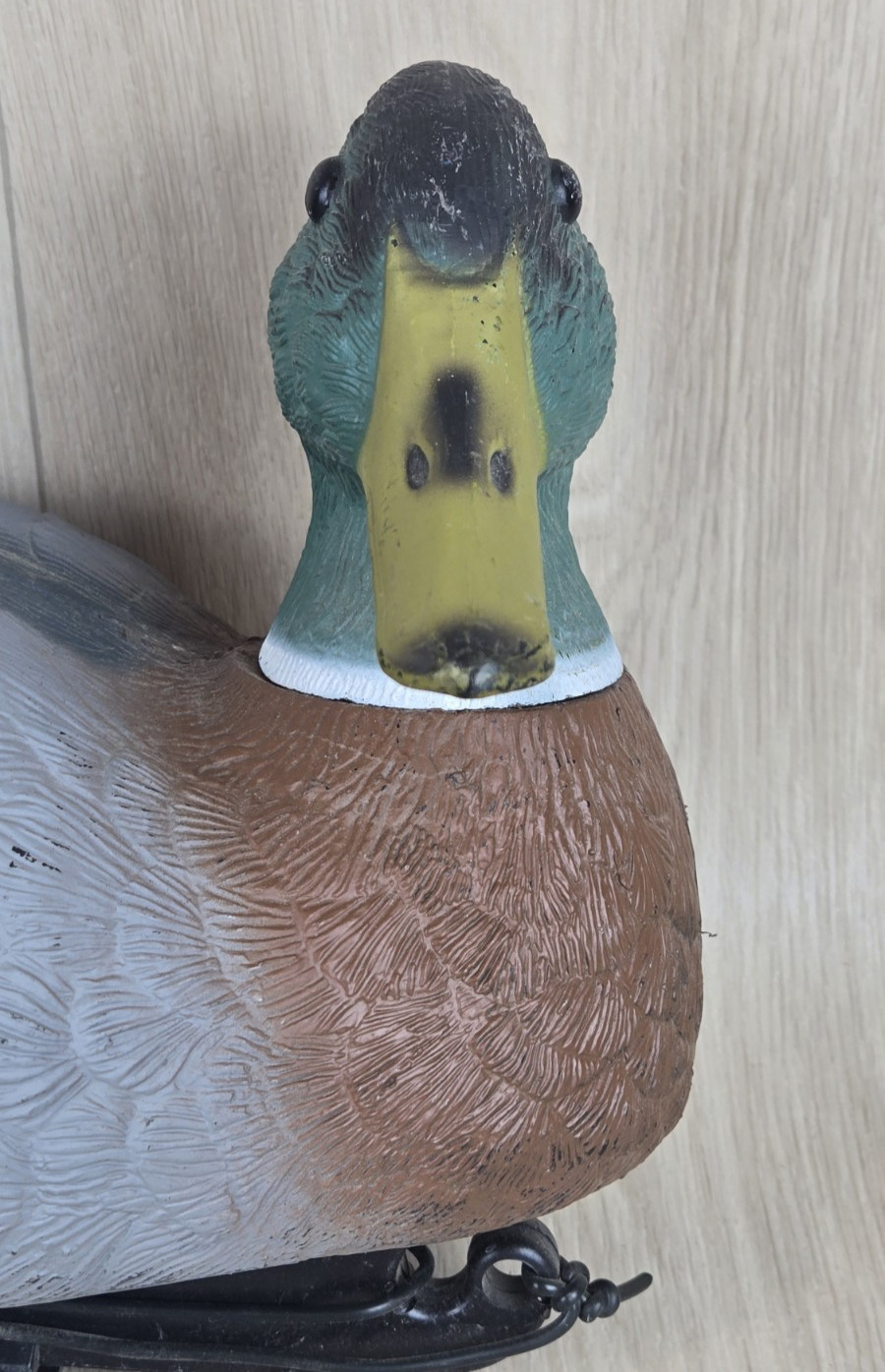 Herter’s Large Duck Decoy Swivel Head Amphib-A-Duck Mallard Plastic 18″X 8″