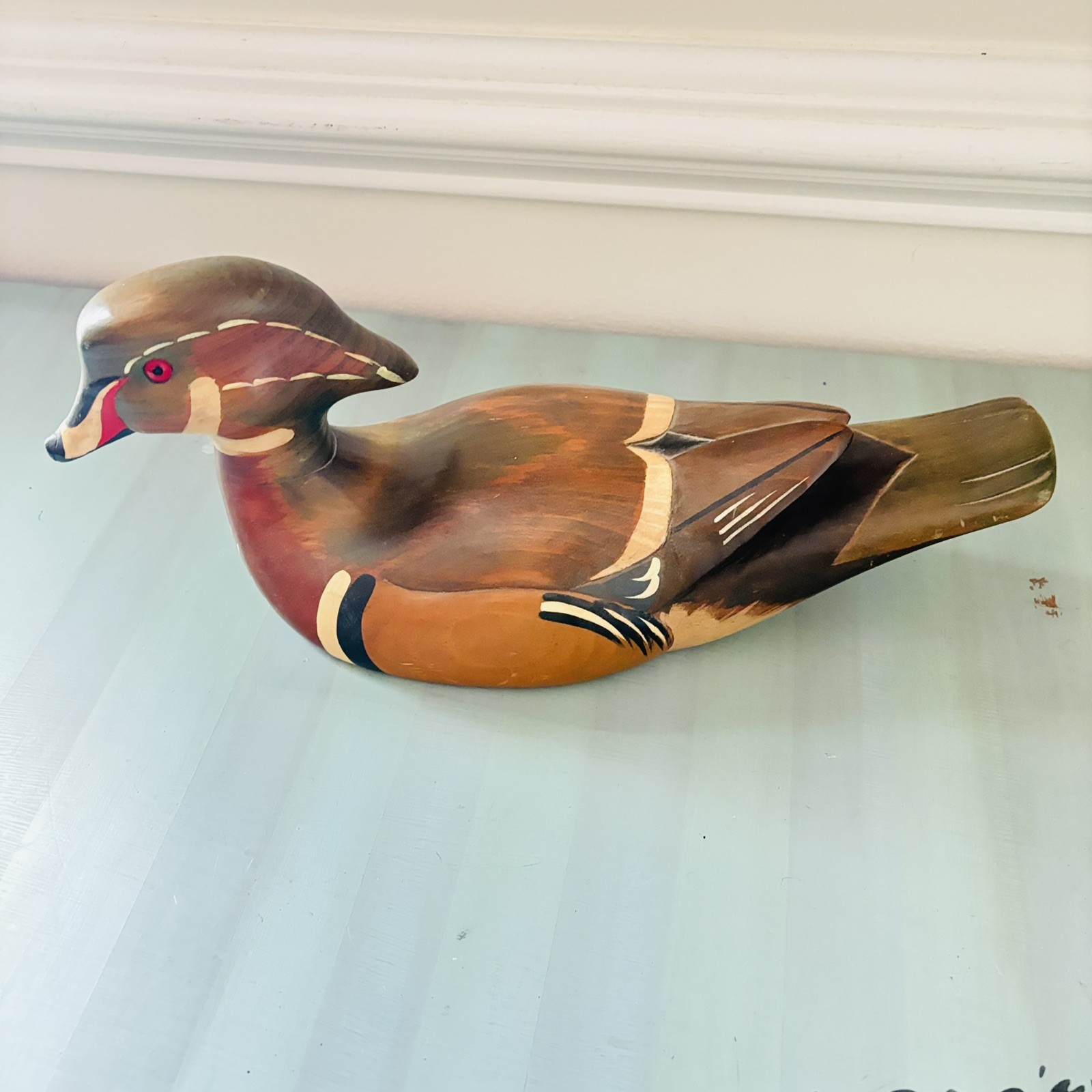 Vintage Ducks Unlimited Wood Duck Decoy 1985-86 Special Edition by Grant Goltz