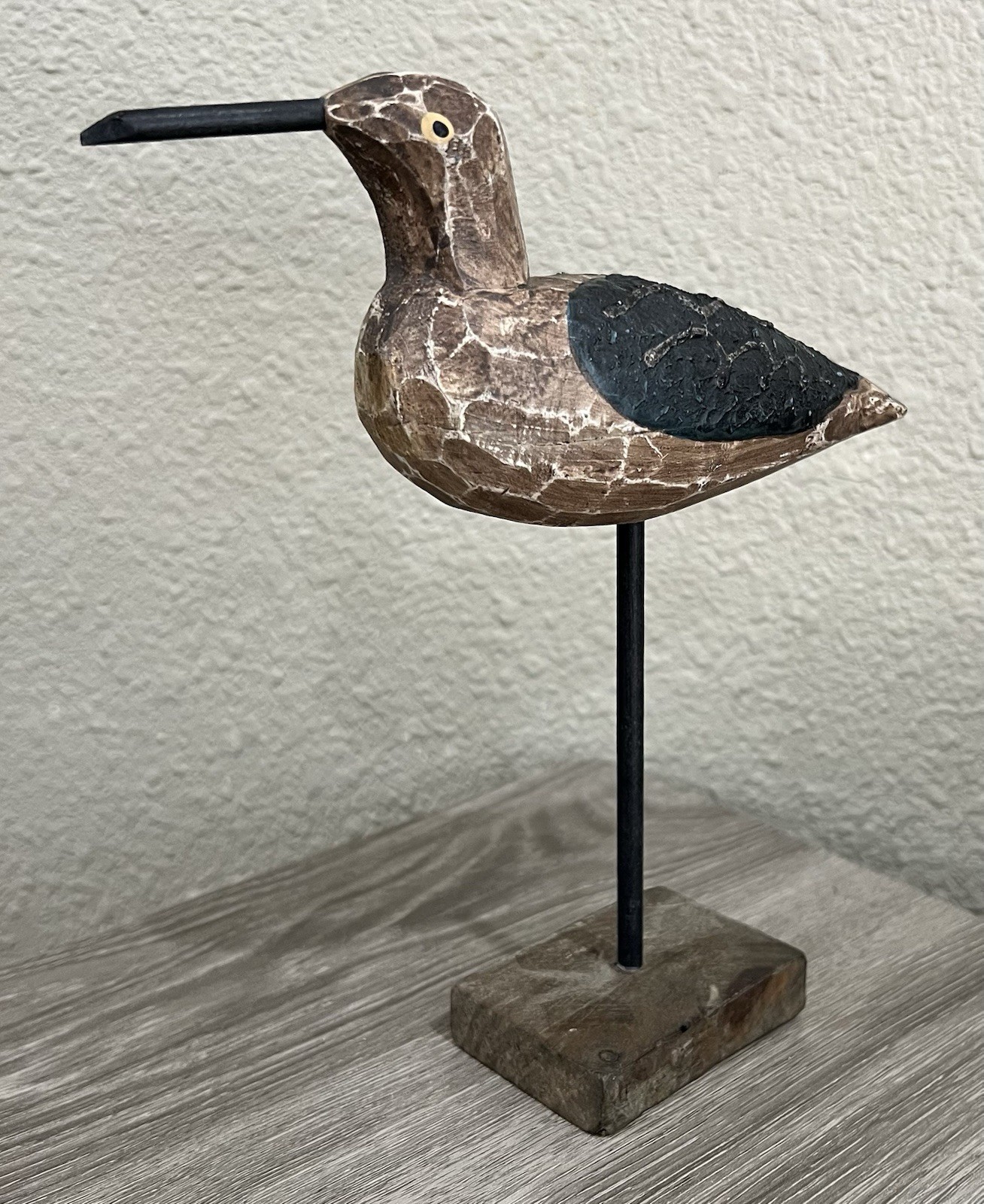 Vintage Shorebird Decoy Hand Carved Original Paint