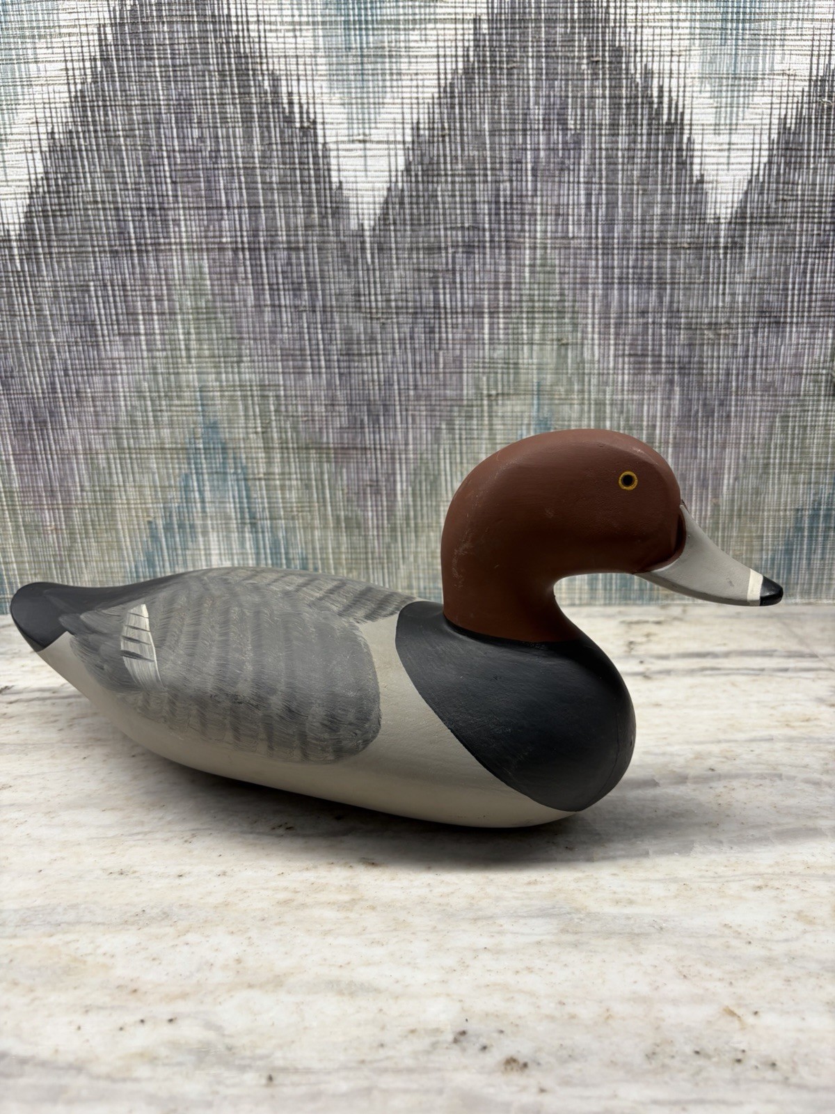Madison Mitchell Bob Jobes Full Size Redhead Drake Decoy Havre De Grace Maryland