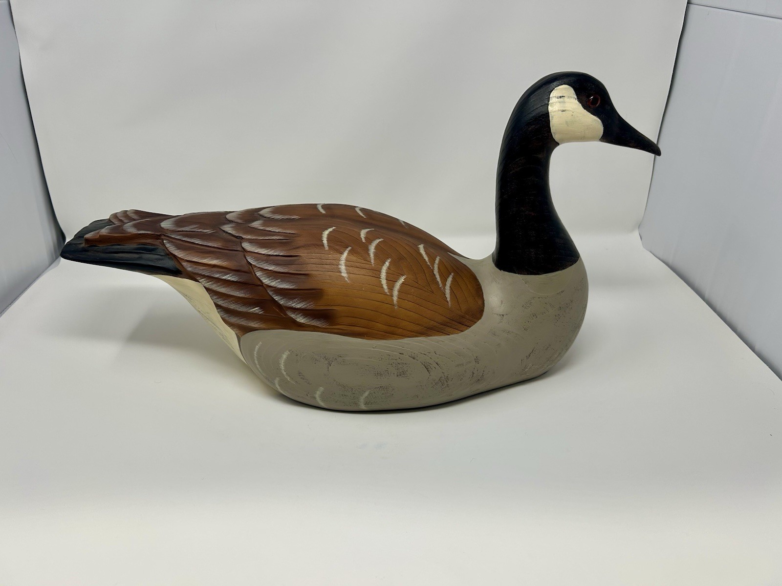 Vintage Tom Taber Ducks Unlimited Canada Goose Decoy – Full Size 20″