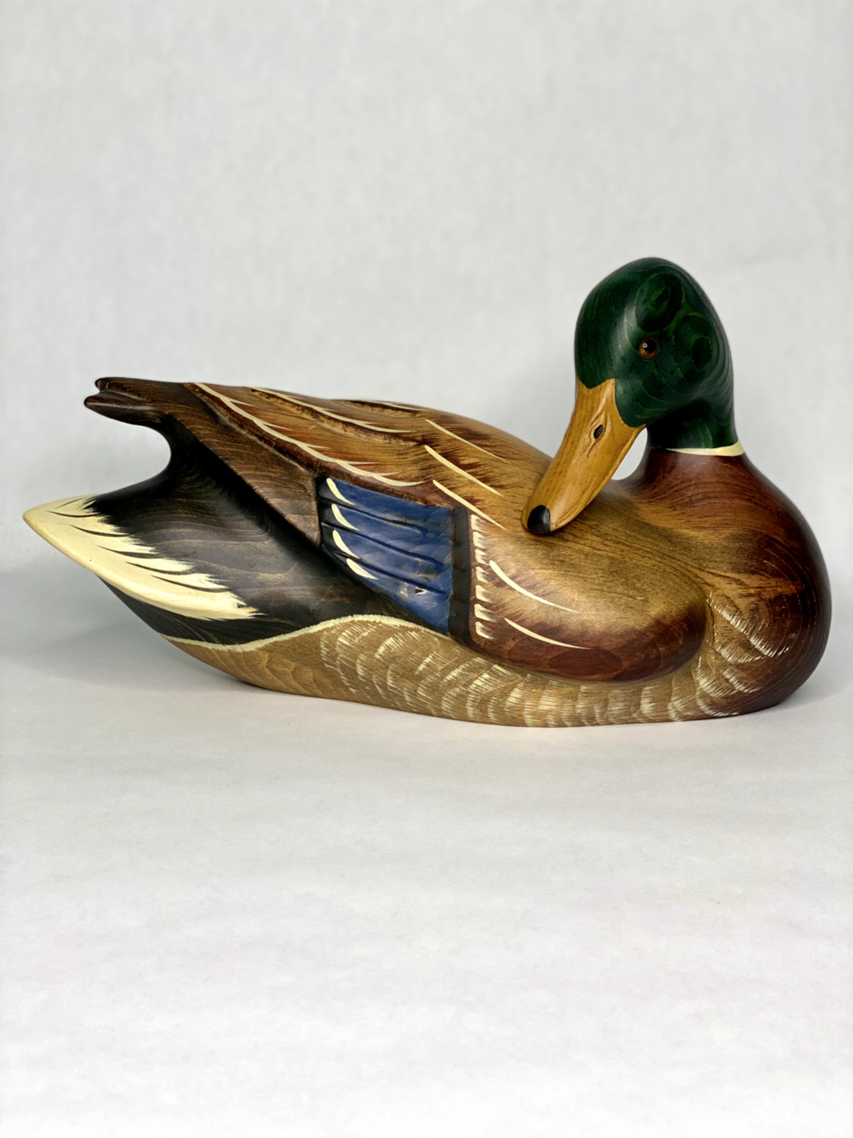 K.W. White Ducks Unlimited Mallard Duck Decoy