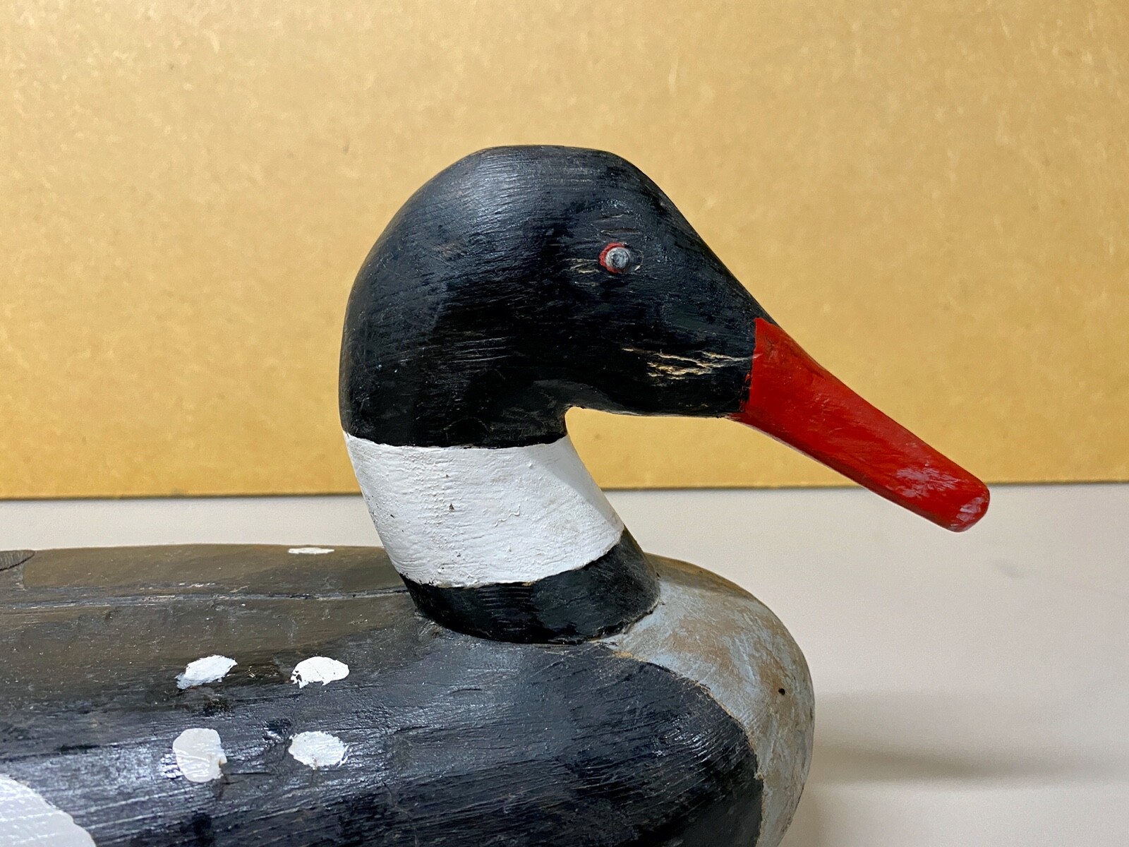 Excellent Pair of Red Breasted Merganser Duck Decoys,Canadian likely Nova Scotia