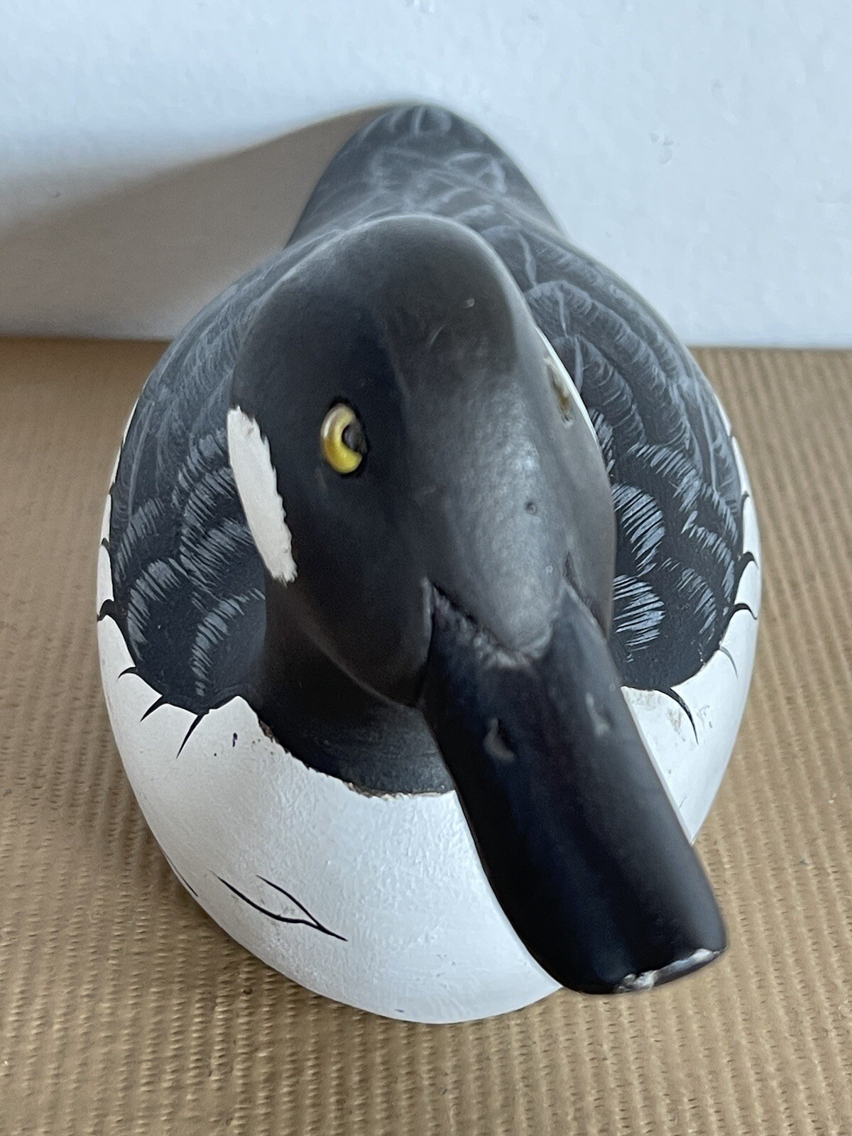 Migrations Boston Hand Crafted Goldeneye Drake Wooden Signed Peter Codd 1991