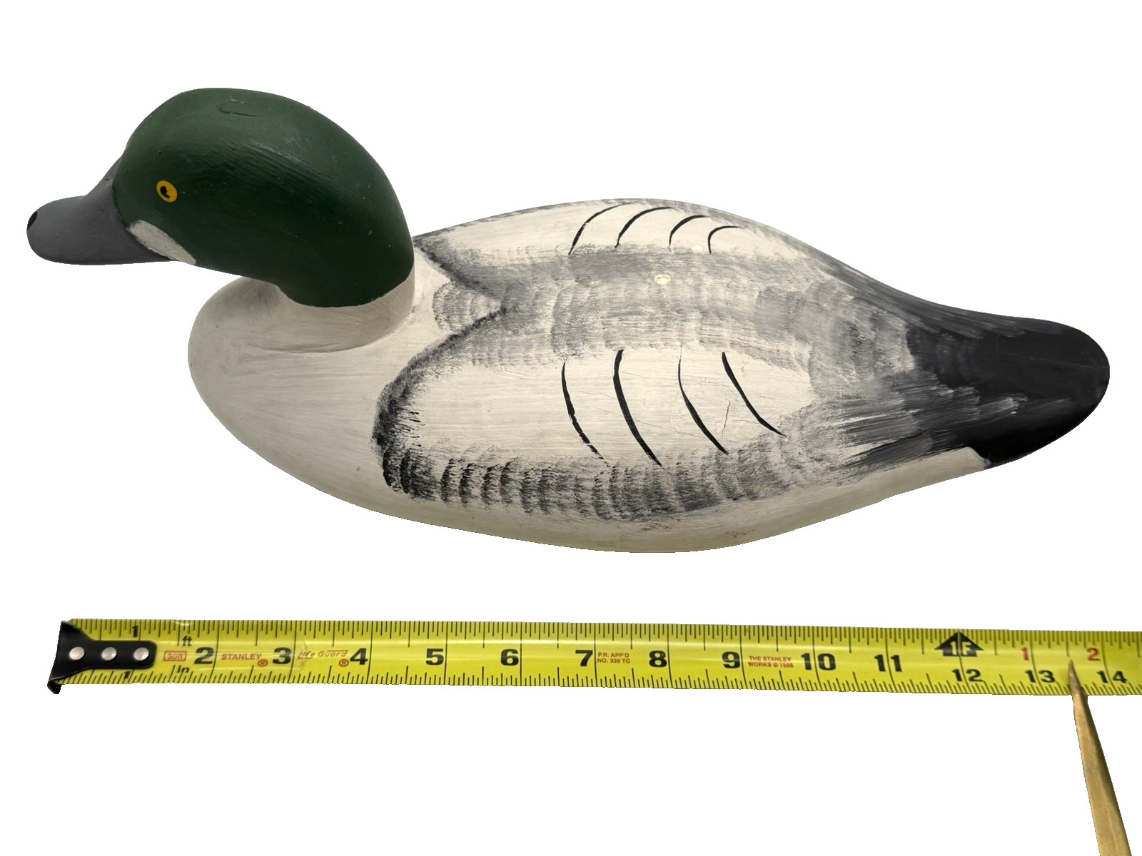 Vintage J. Evans McKinney Signed Duck Decoy