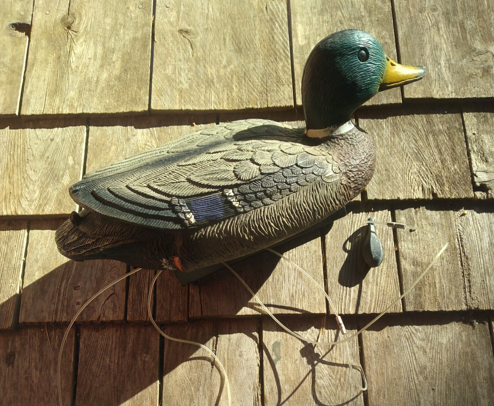 Flambeau Mallard Vintage 16″ Hunting Duck Decoy Plastic w/Lead Weight USA 1988