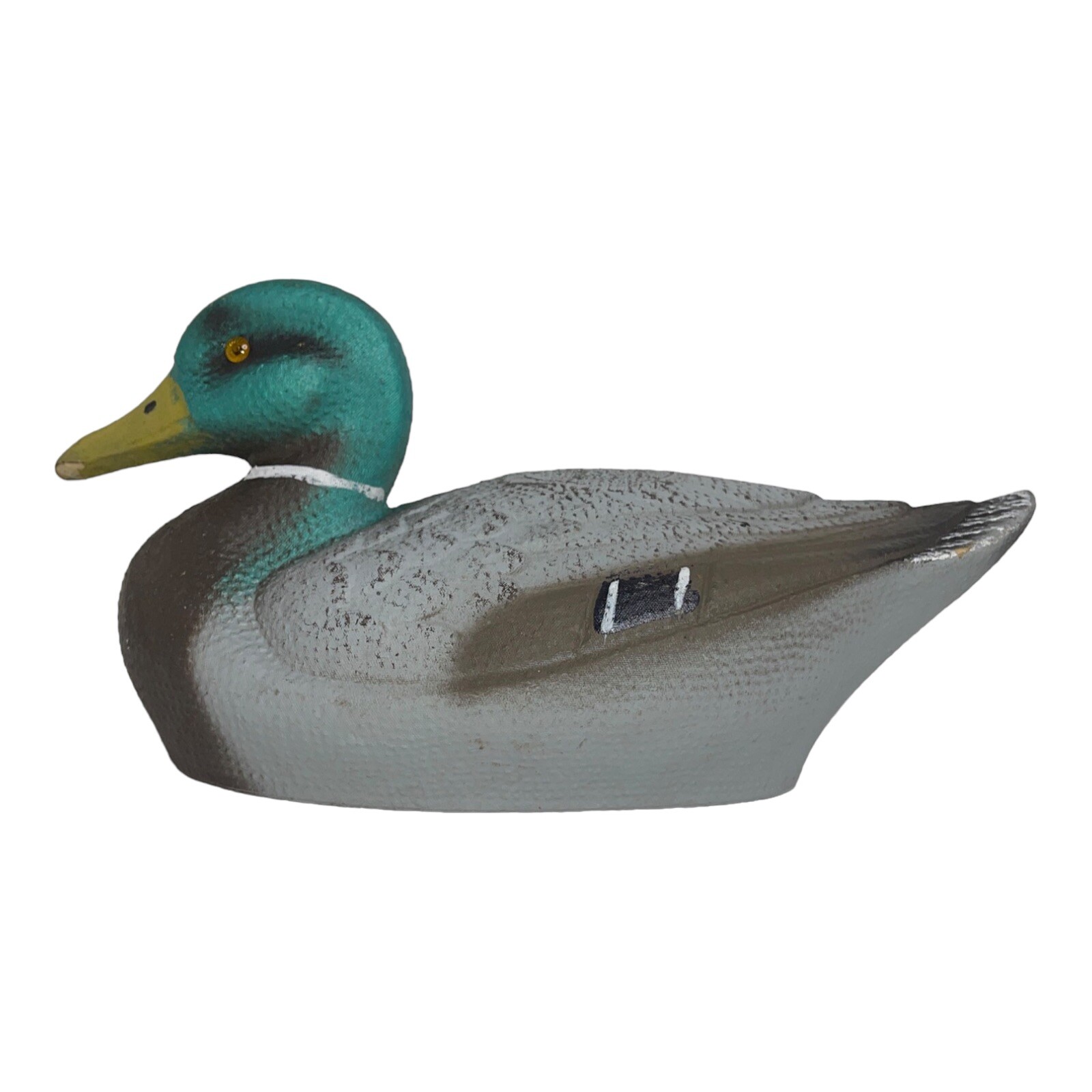 Vintage General Fibre Co St Louis MO Ariduck Male Mallard Duck Decoy BIRD FLAW