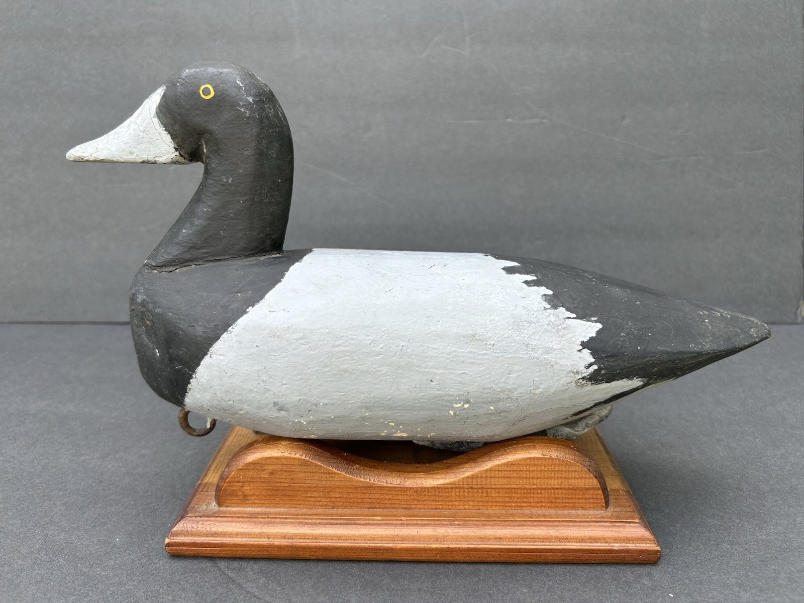 vintage bluebill duck decoy Repaint Unsigned