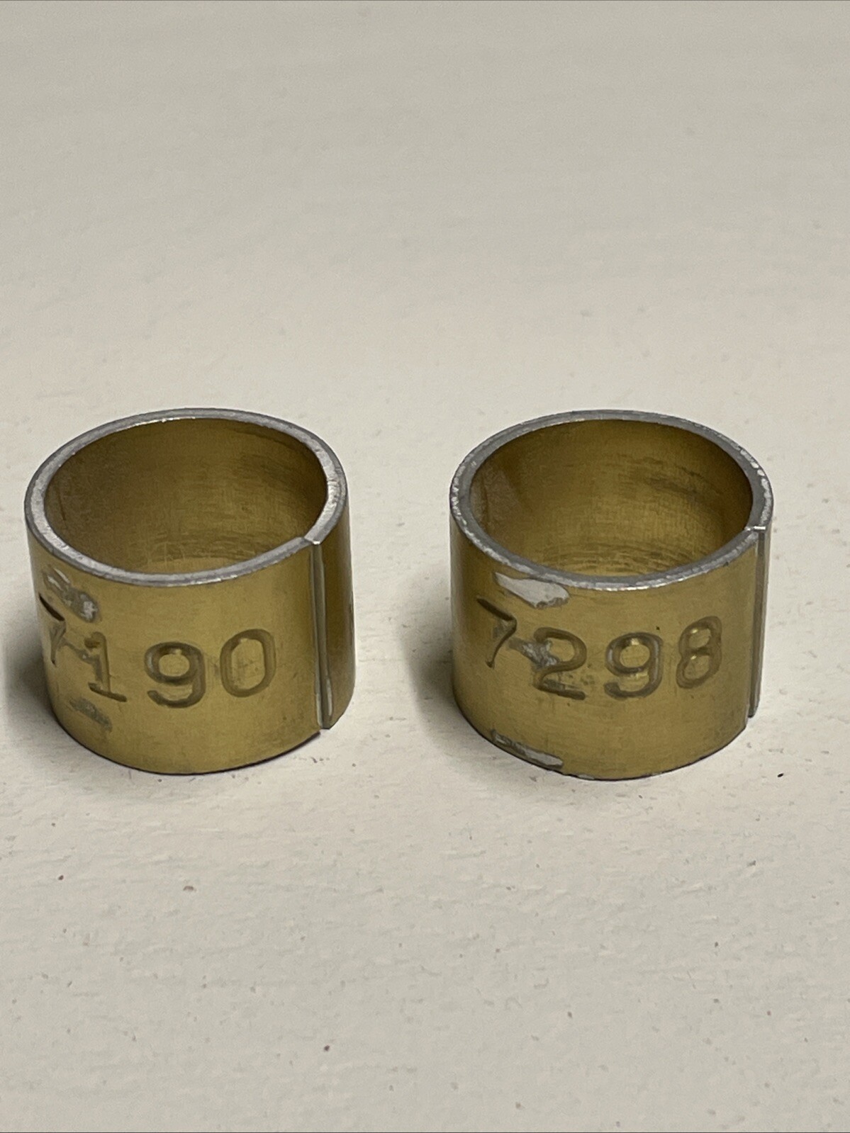 2 Ducks Unlimited Good Luck Minnesota Leg Bands DU MN Minn Goose Duck Sn28403