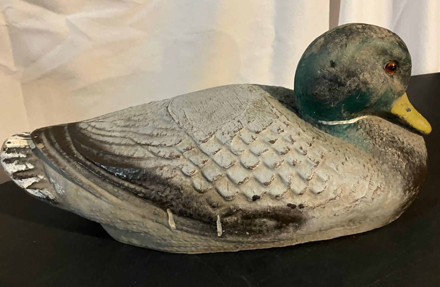 Vintage Mallard Duck Decoy Manufactured By General Fibre Company