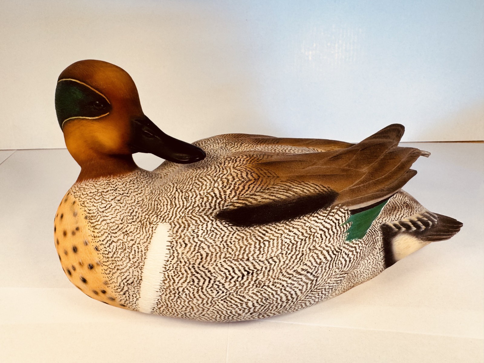 Full-Size Jett Brunet & Doug Adams Ducks Unlimited Green-Winged Teal Decoy