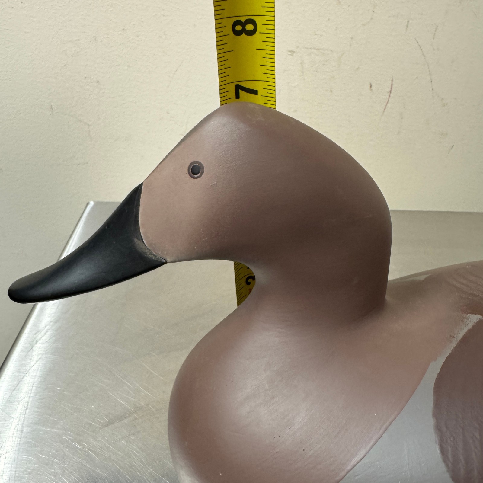VTG Canvasback Duck Decoy PATRICK VINCENTI Havre De Grace, MD 2010 SIGNED
