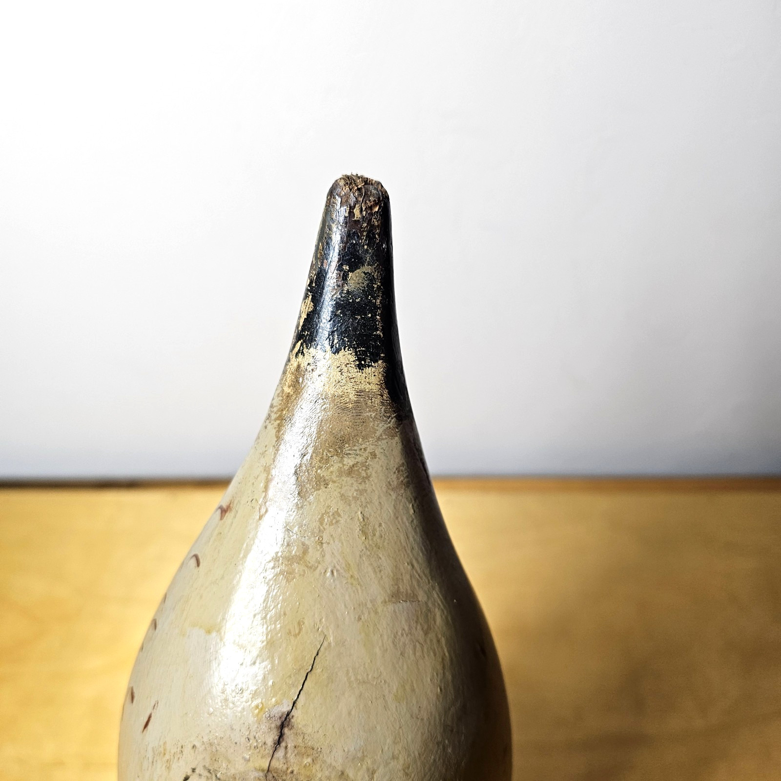 Pintail Drake Duck Decoy Hand Carved Wood Glass Eyes
