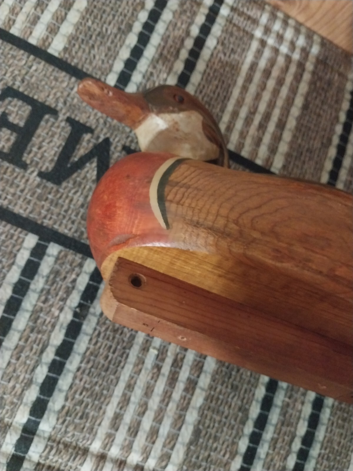 Vintage R.d Lewis Wood Duck Craving 7-6-1979 Super Nice Pre owned 13x8x6 G.eyes
