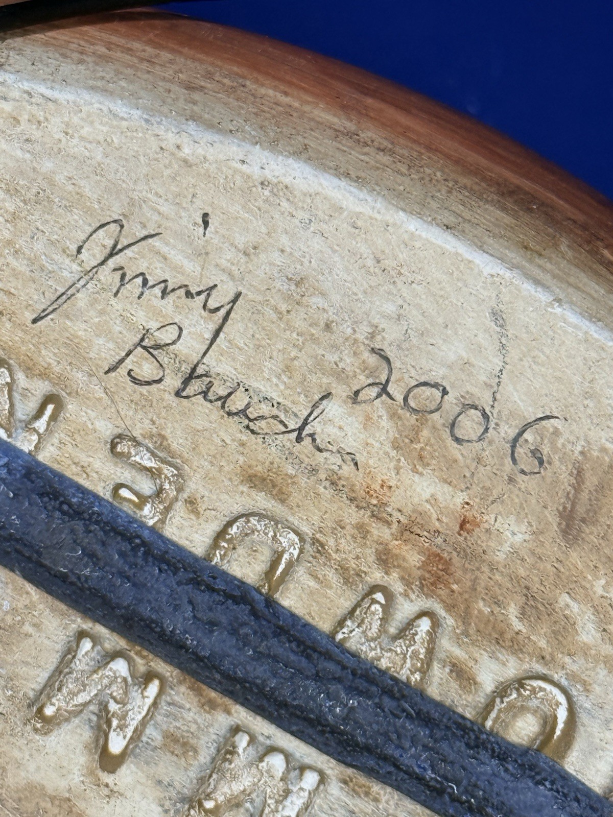 Jimmy Bowden Hairy‑Head Drake Wood Duck Decoy Gunning Rigged – Signed/Dated ‘06