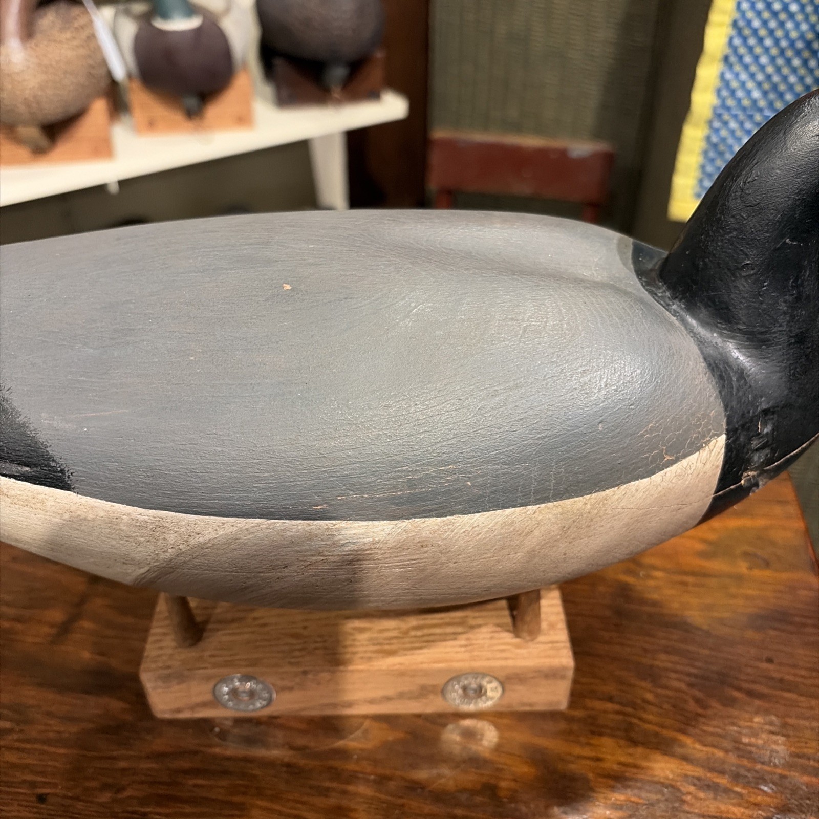 Vintage Hurley Conklin Brant Decoy In Original Paint Manahawkin NJ