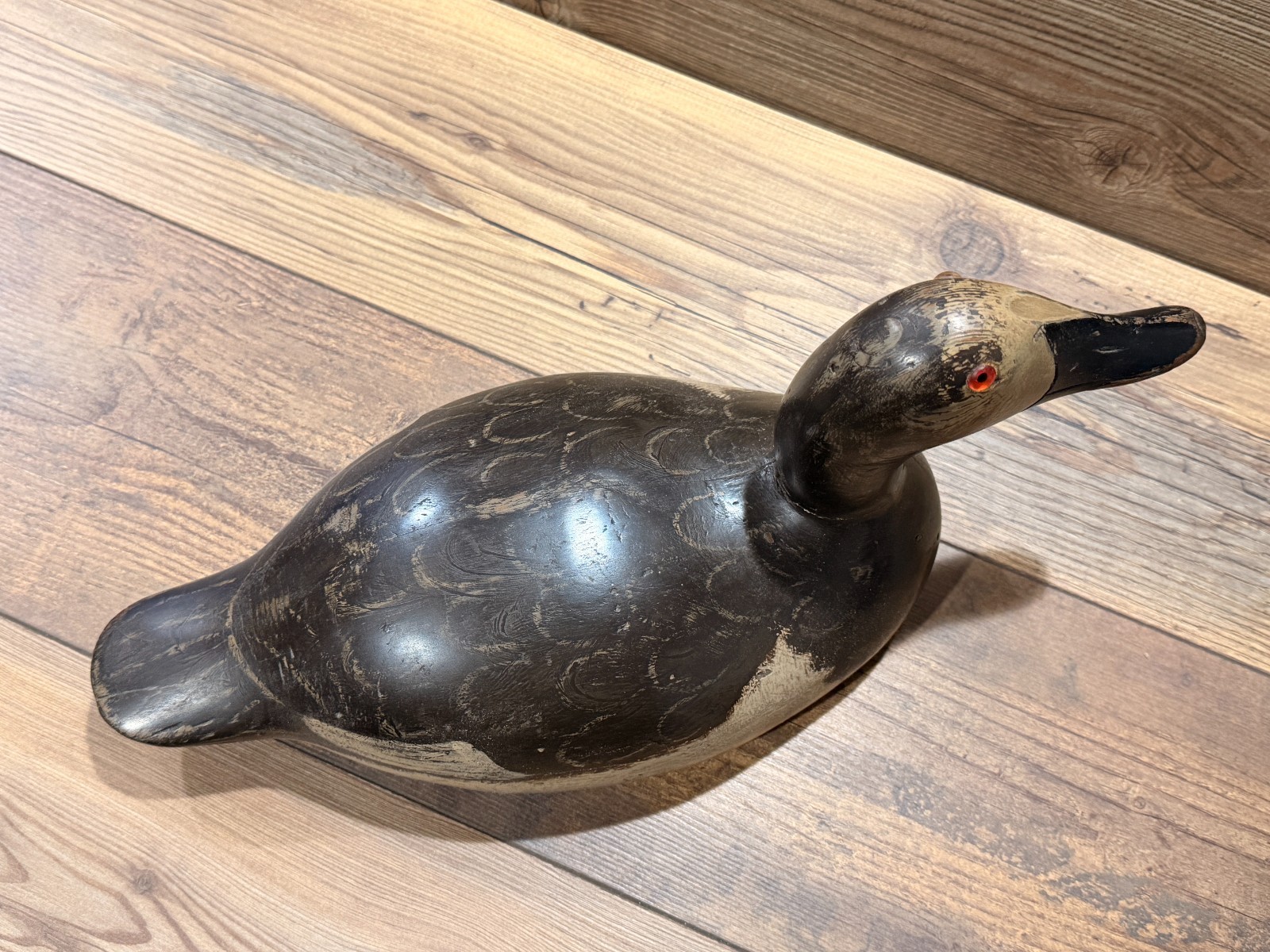 Antique Vintage Wood Duck Decoy **MASON** Canvasback Hen — SENECA LAKE