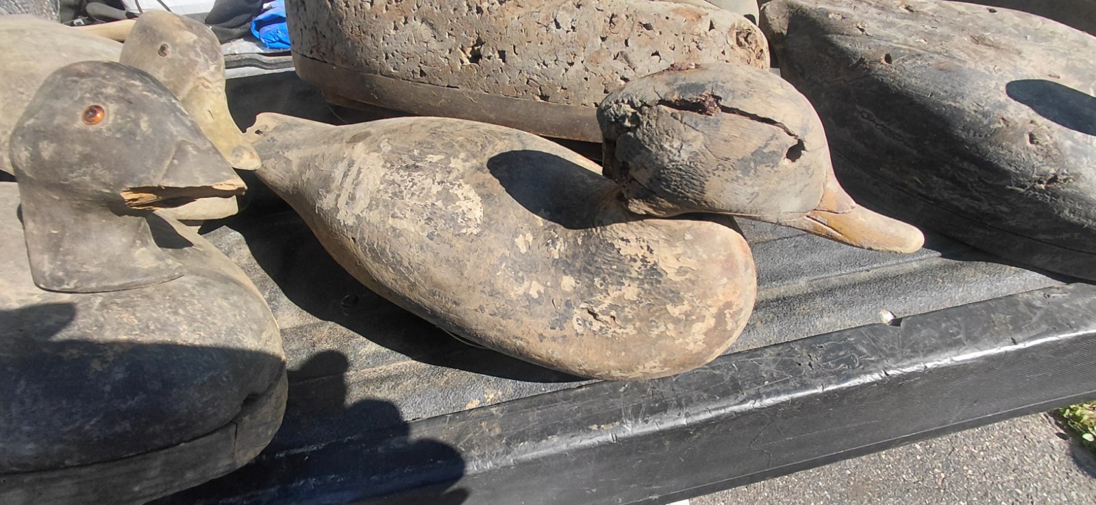 12 Wildfowler Decoy Factory Cork Duck Decoys, 1940s. Malard, Black duck, Pintail