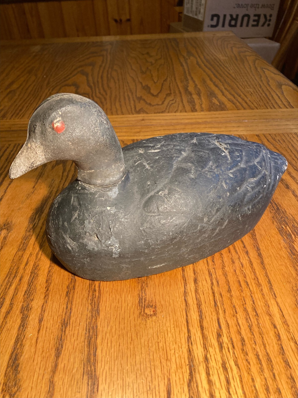 Vintage Styrofoam Body/Plastic Head Herter’s Coot Decoy