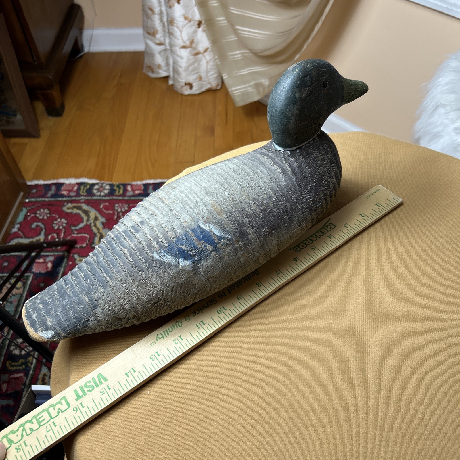 Animal Trap Victor Duck Decoy Factory Bird Duck decoy Glass eyes Vintage