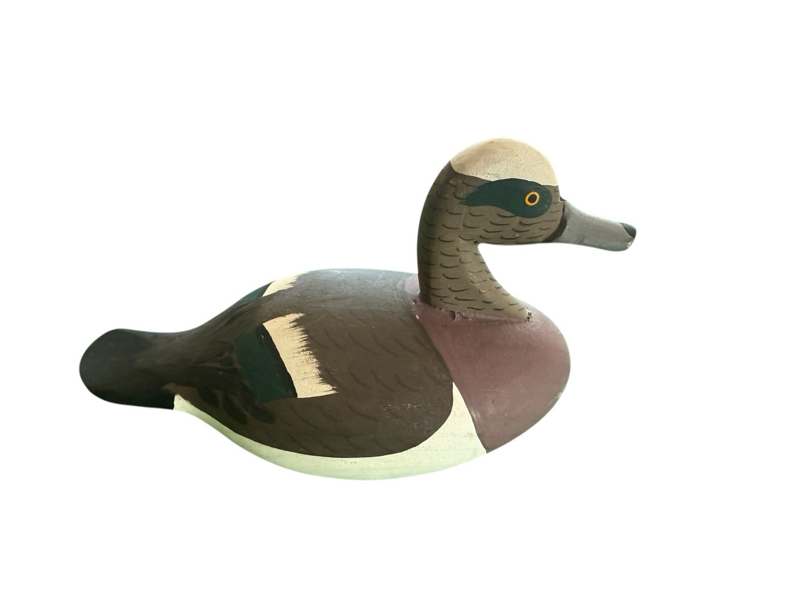 VTG Rock Hall MD Miniature Widgeon Original Paint Jess Urie Duck Decoy Wooden