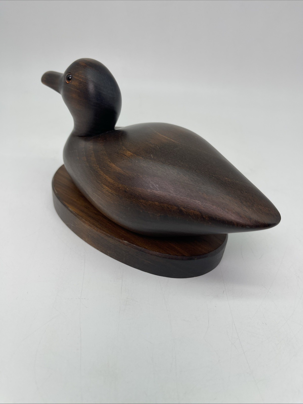 Pre Owned Vintage Remarkable Hand Made Wooden Mallard Duck The Decoy Shop