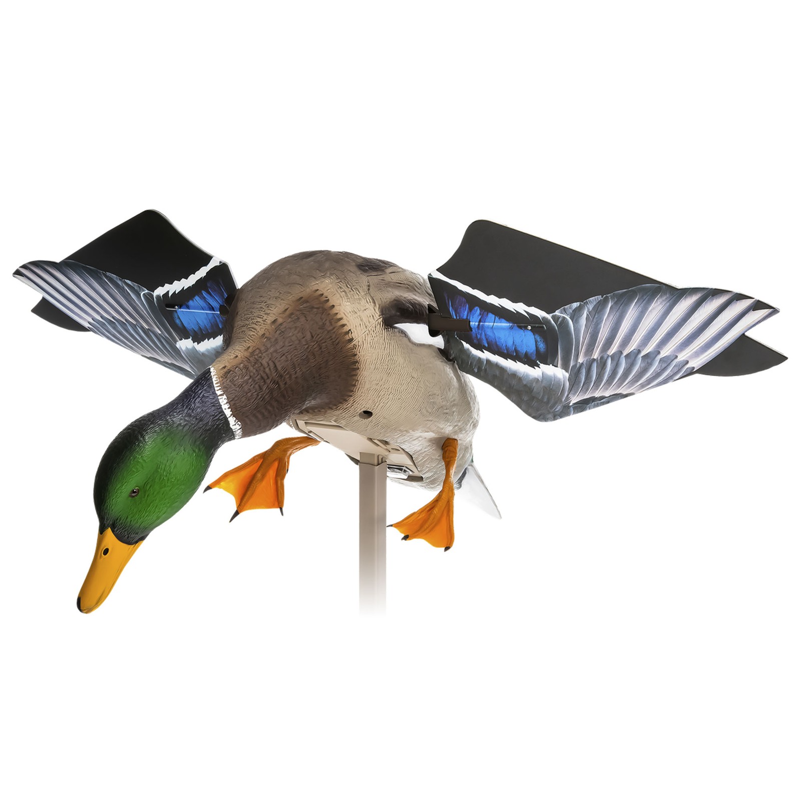 Avian X PowerFlight Mallard Weatherproof Realistic Spin Wing Duck Decoy, 2 Pack