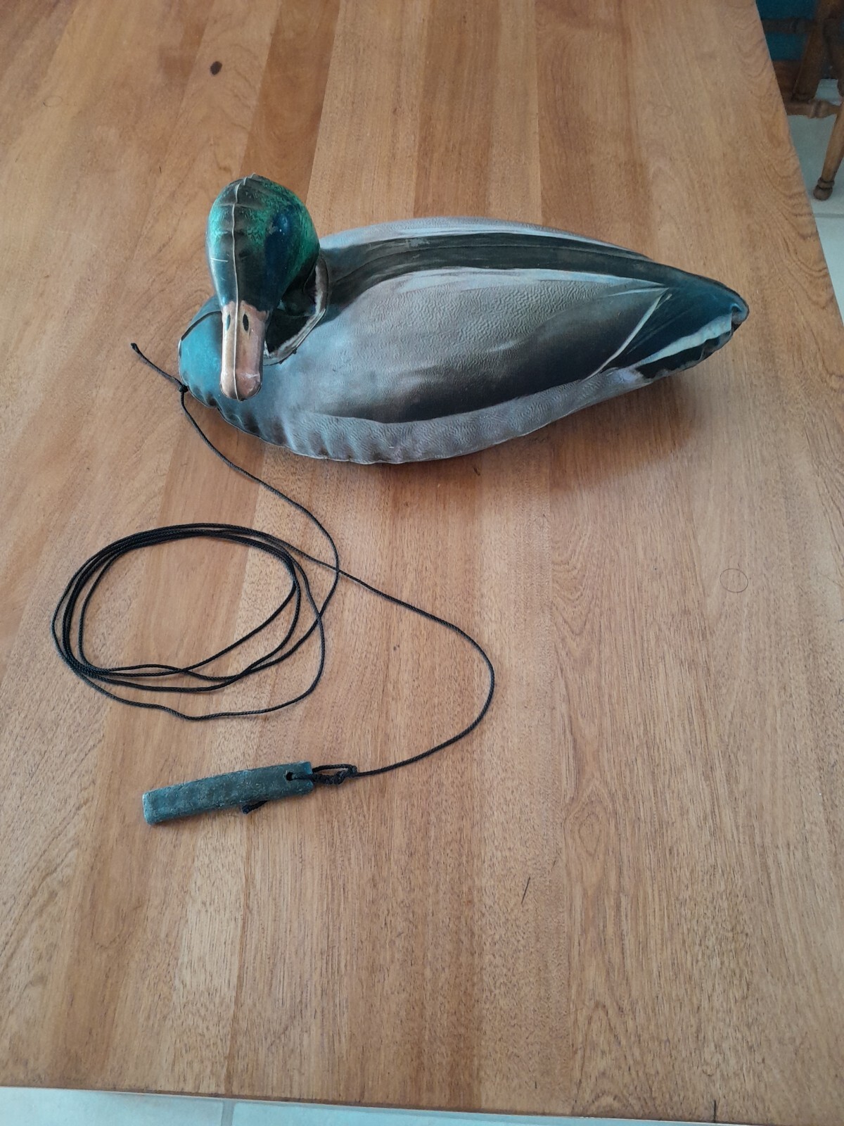 Vintage Featherlites Inflatable Duck Decoy, By Cherokee Sports, Holds Air Good!