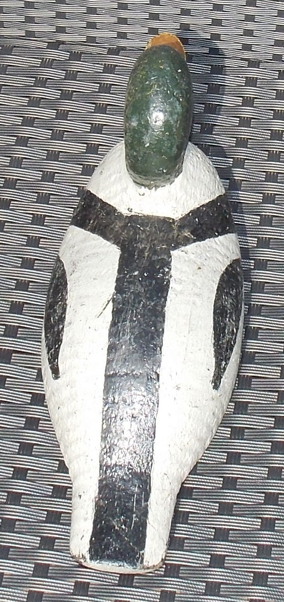 Victor Animal Trap Company Wooden Duck Hunting Decoy 1940S