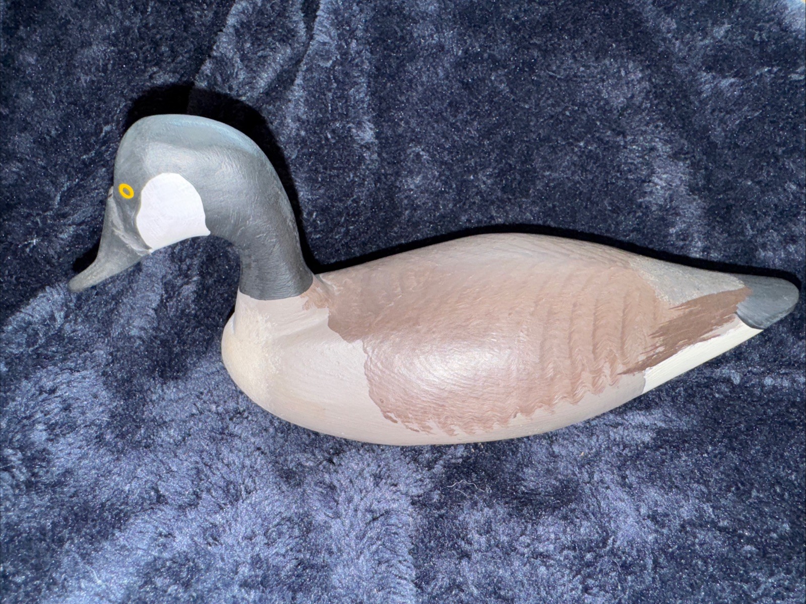 Vintage Charles Jobes Hand-Carved Miniature Goose Decoy Signed 1981 – HdG, MD