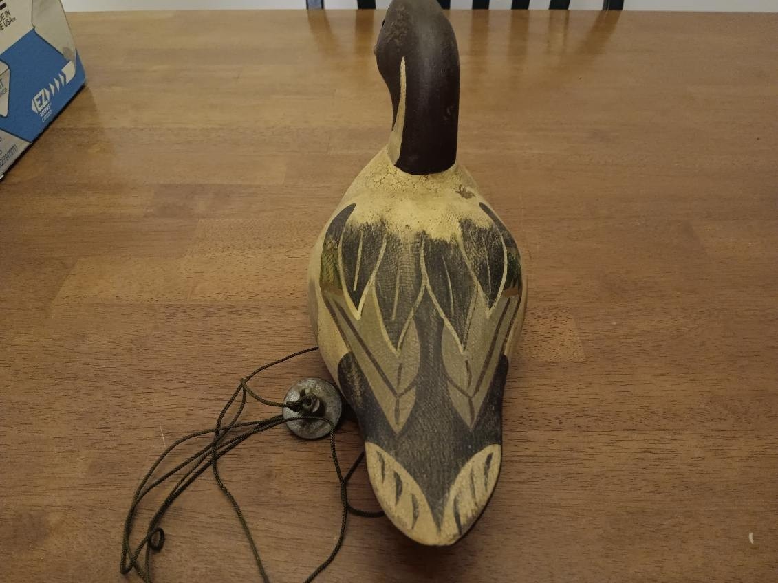 Pintail Duck Decoy Hand Carved and Painted by Inez Esse Wooden Bird Factory