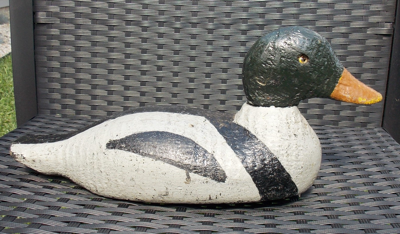Victor Animal Trap Company Wooden Duck Hunting Decoy 1940S