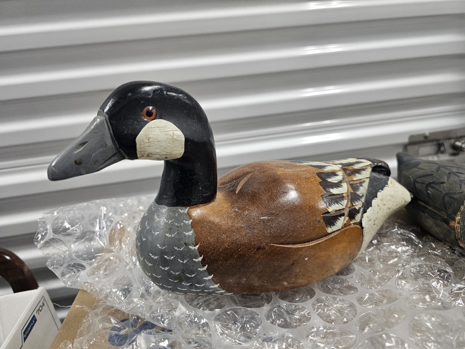 The Wooden Bird Factory Mallard Drake Duck Decoy Hand Carved U.S.A. 1984 Signed