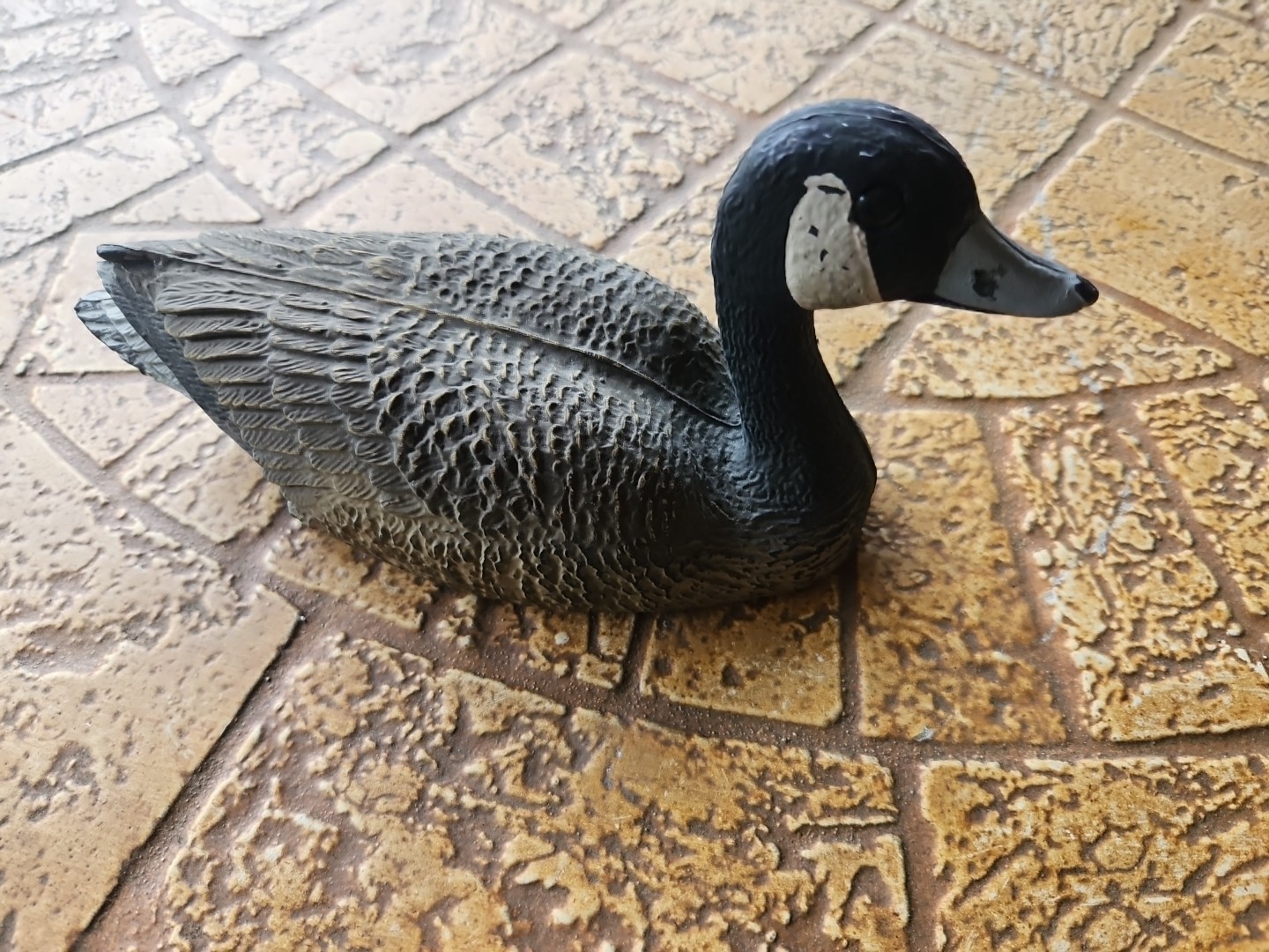 VTG Miniature Carry-Lite Salesman Sample Canada Goose Decoy SPORT PLAST duck