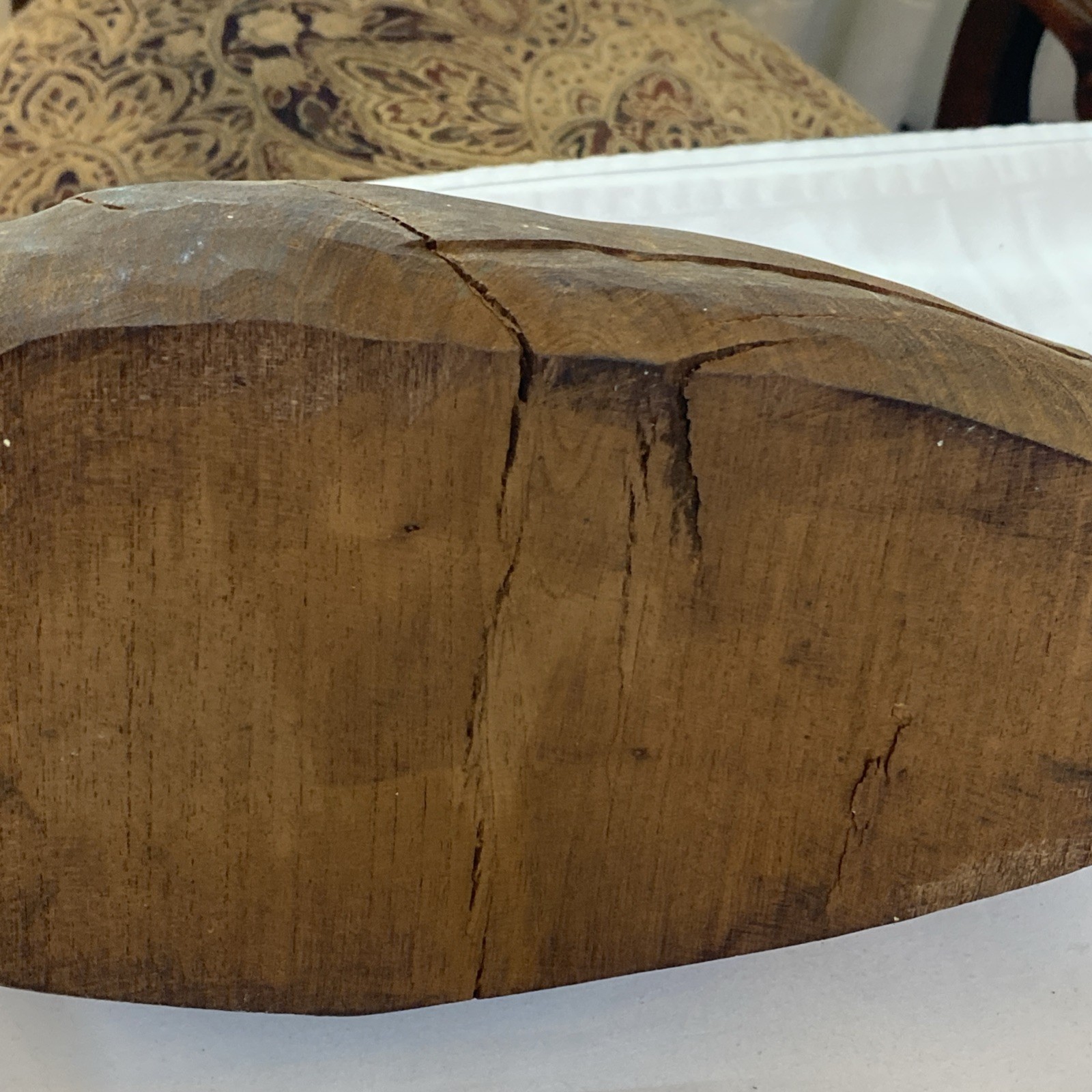 PRIMITIVE CARVED SOLID WOOD DUCK LIFE SIZE 15” WEIGHTS 5 POUNDS ONE OF A KIND