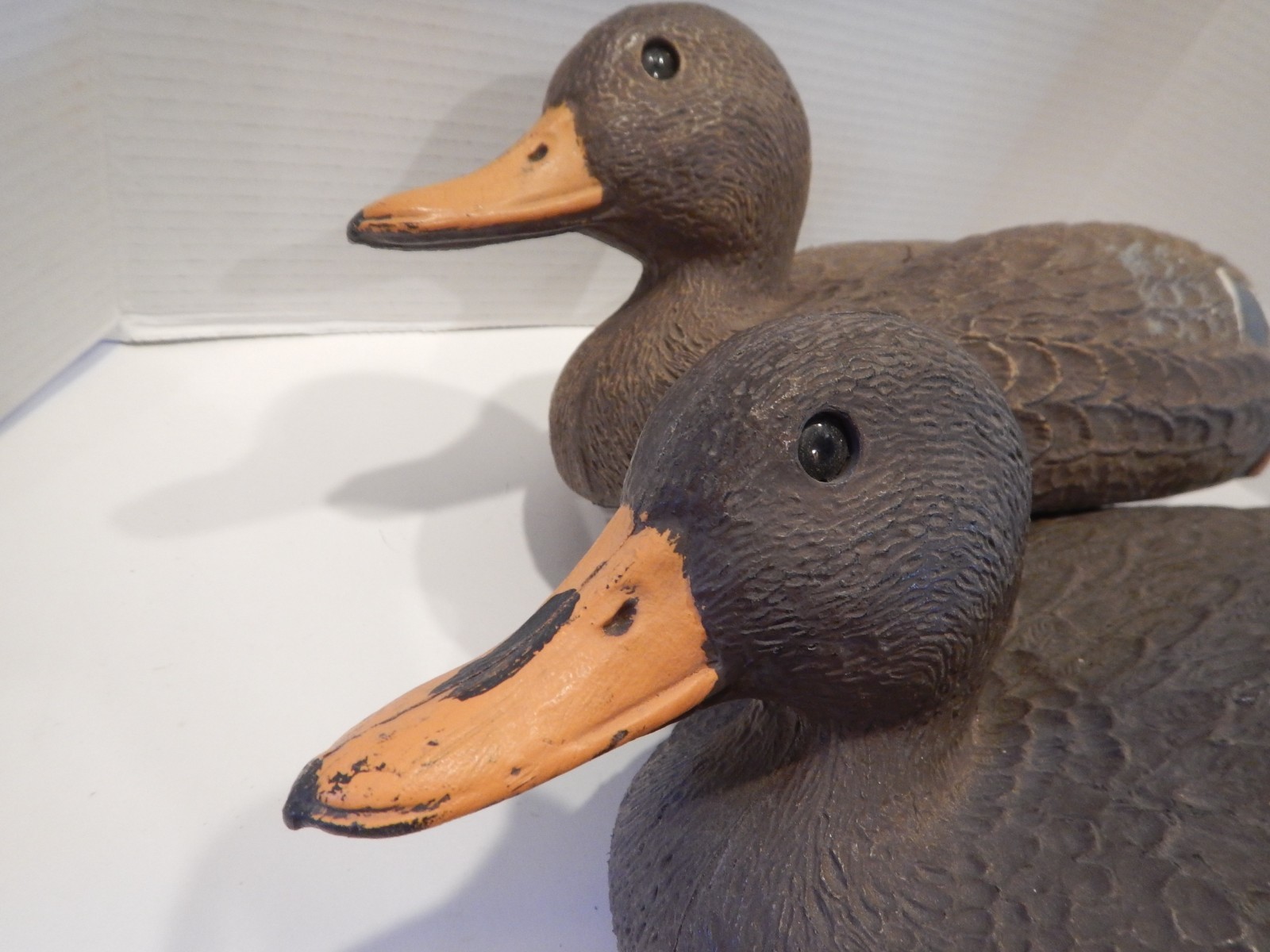 Vintage Flambeau Mallard Hen Duck Decoy Cabin Decor Lot of 3 USA (L26)