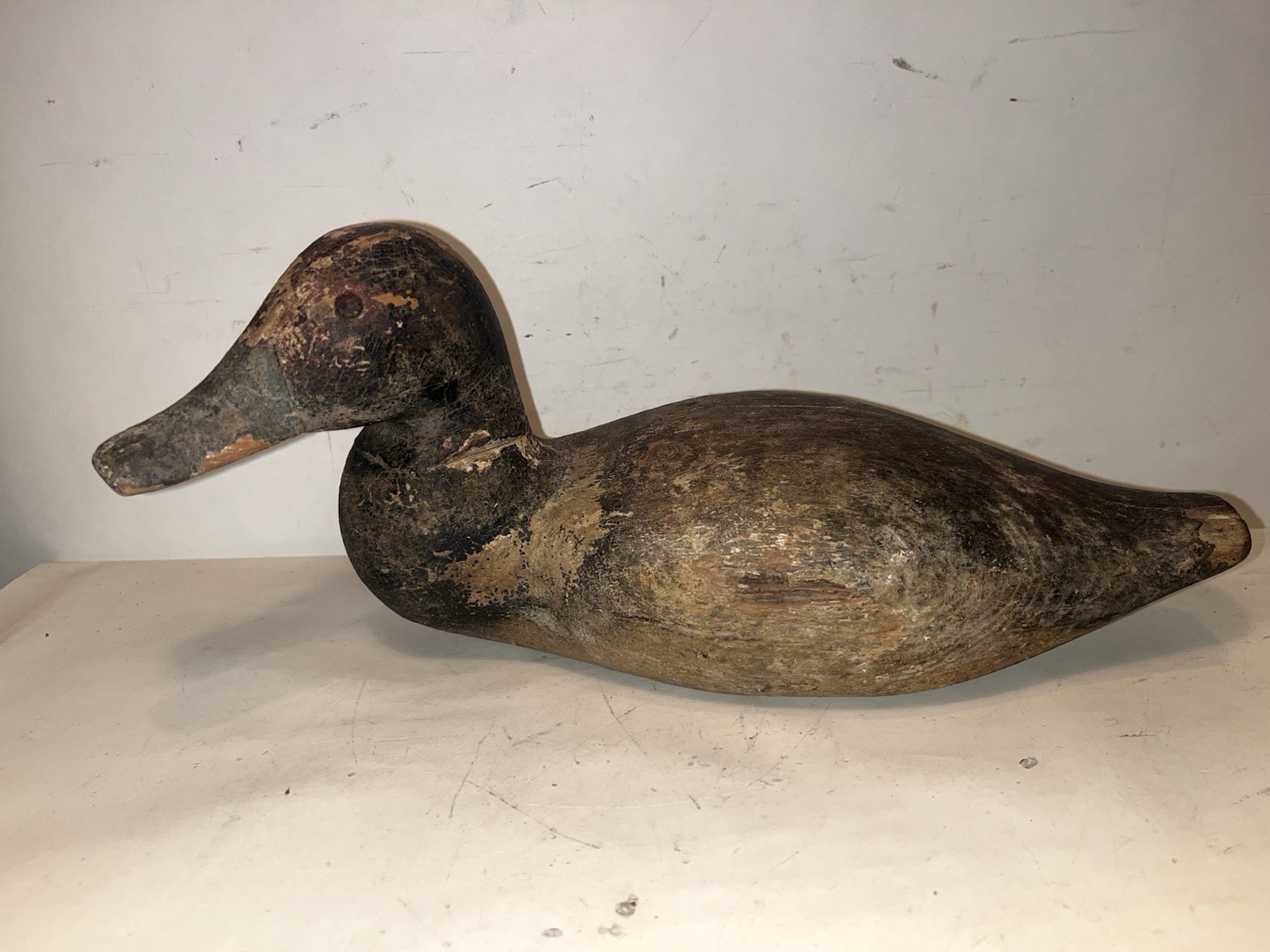 redhead drake duck decoy antique upper chesapeake maryland