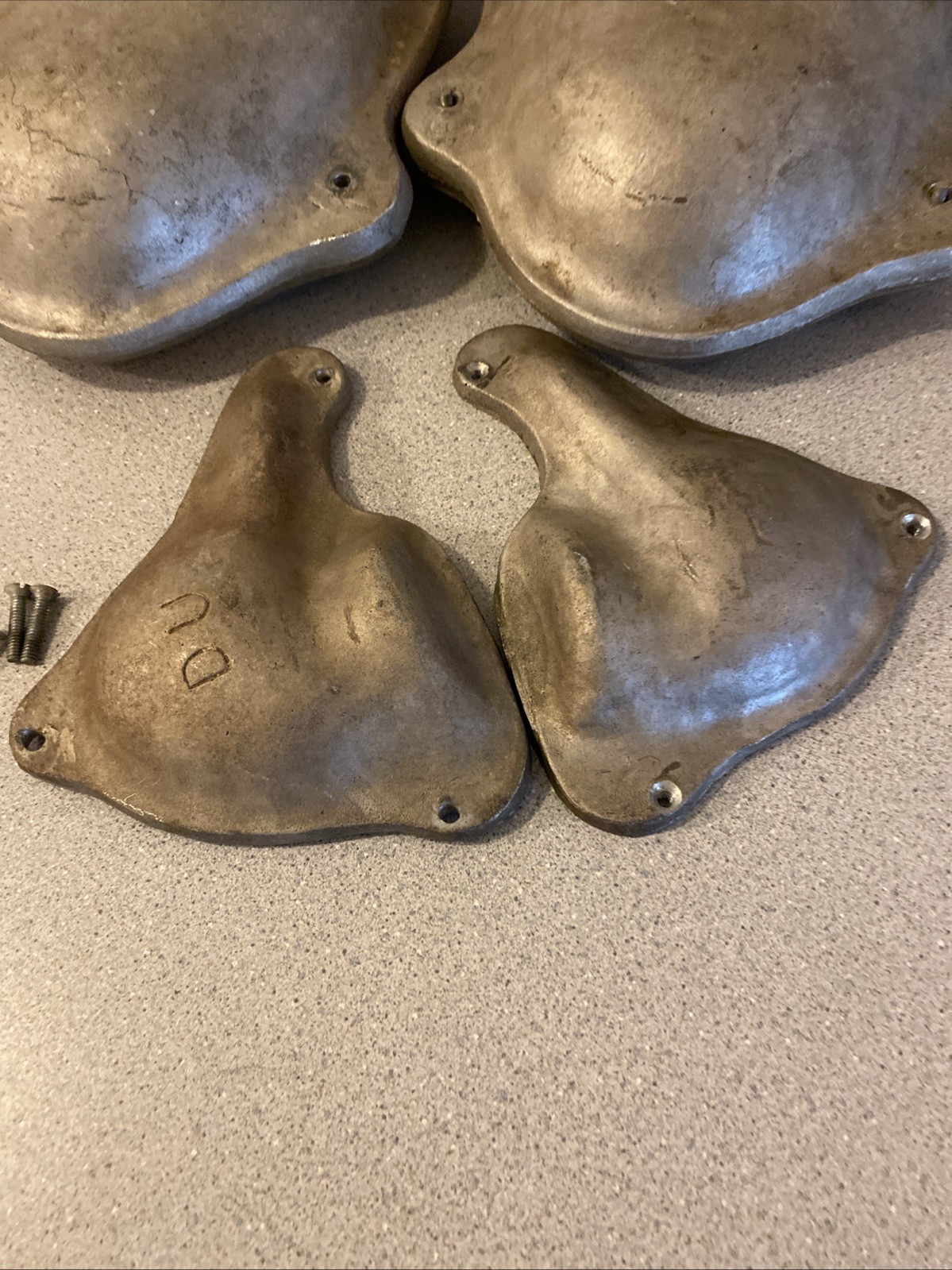 Vintage Cast Aluminum 3 Piece Duck Decoy Mold, Body & More,READ